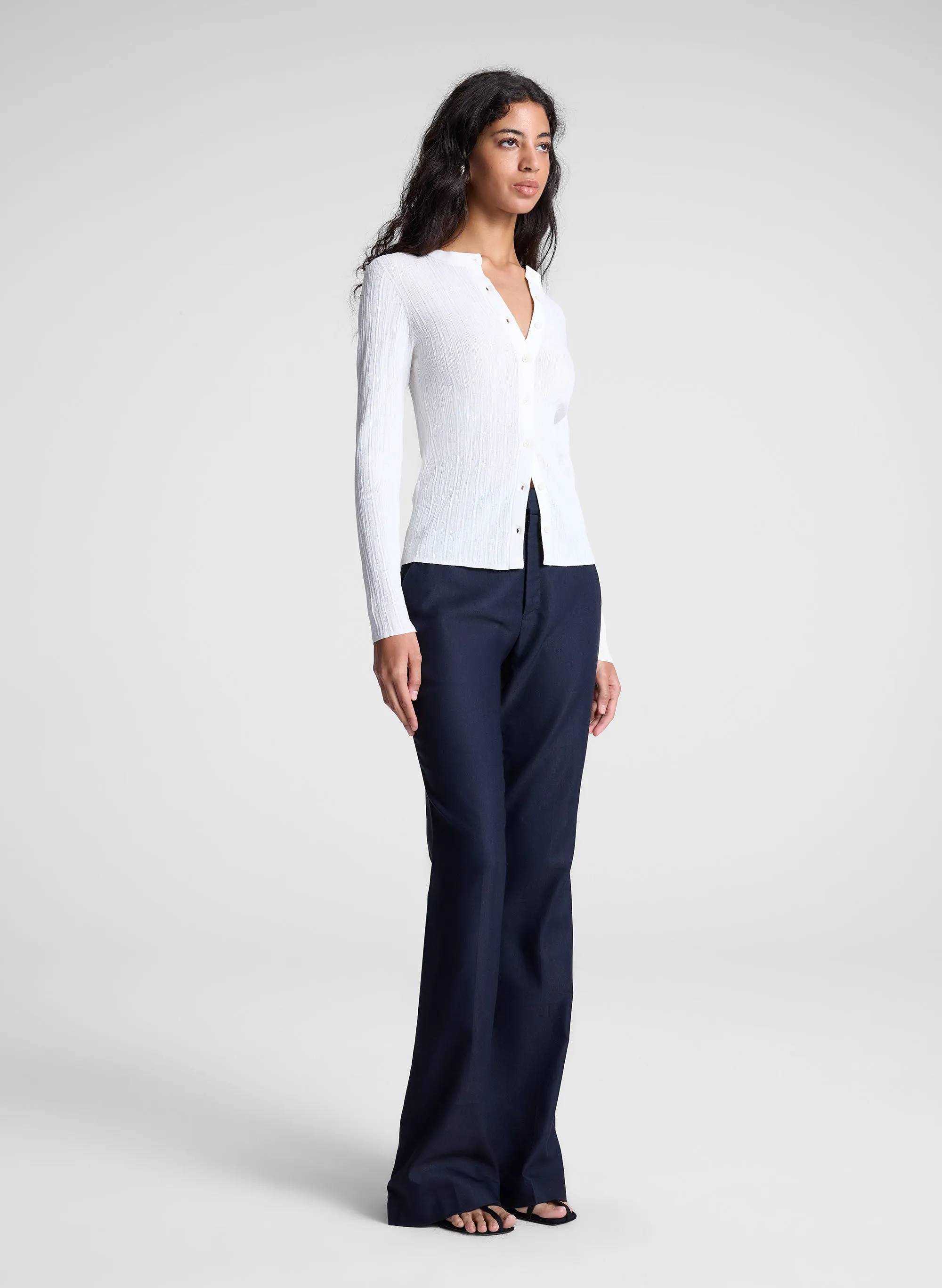 Fisher Fine Cotton Knit Cardigan sold by A.L.C. product image thumbnail 3
