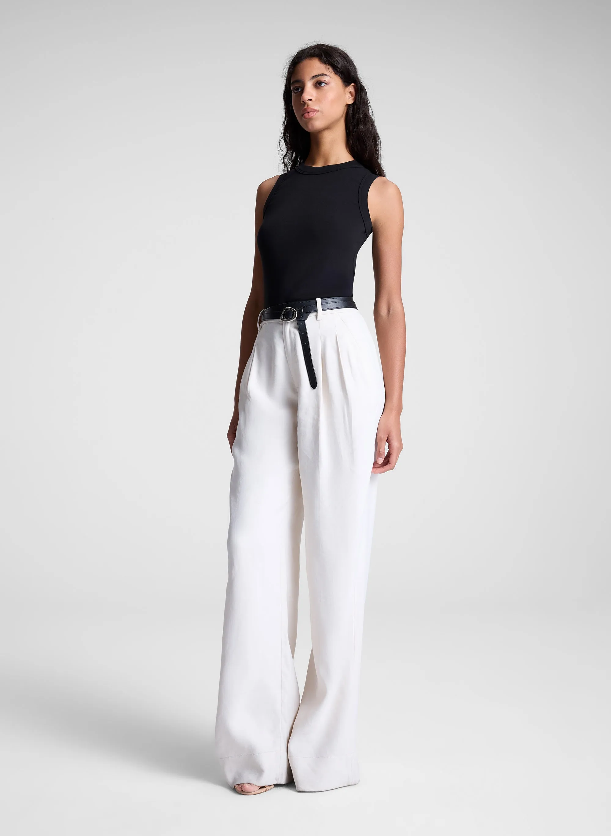 Hadley Cotton Rib Tank sold by A.L.C. product image thumbnail 3