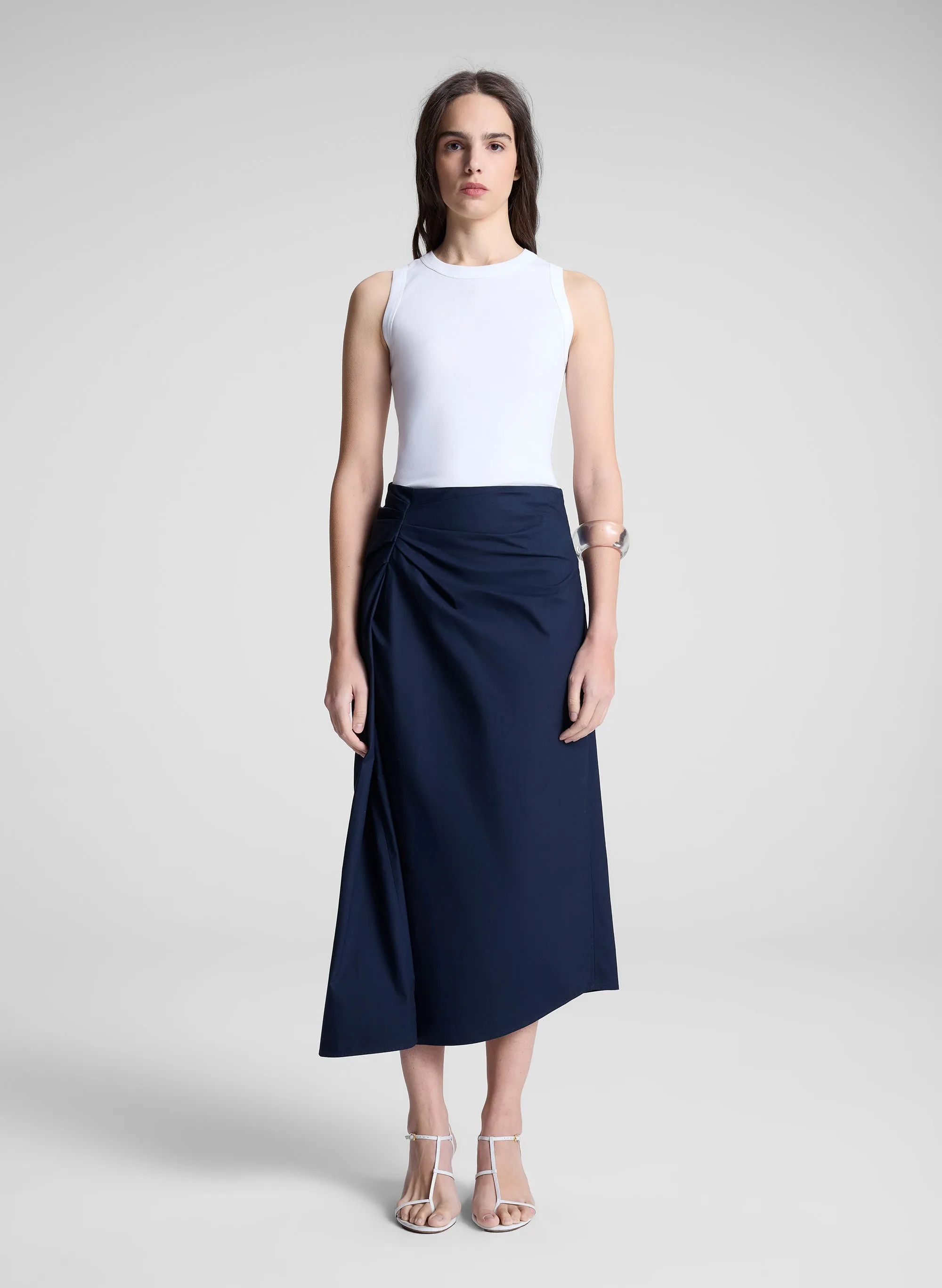 Hadley Cotton Rib Tank sold by A.L.C. product image thumbnail 3