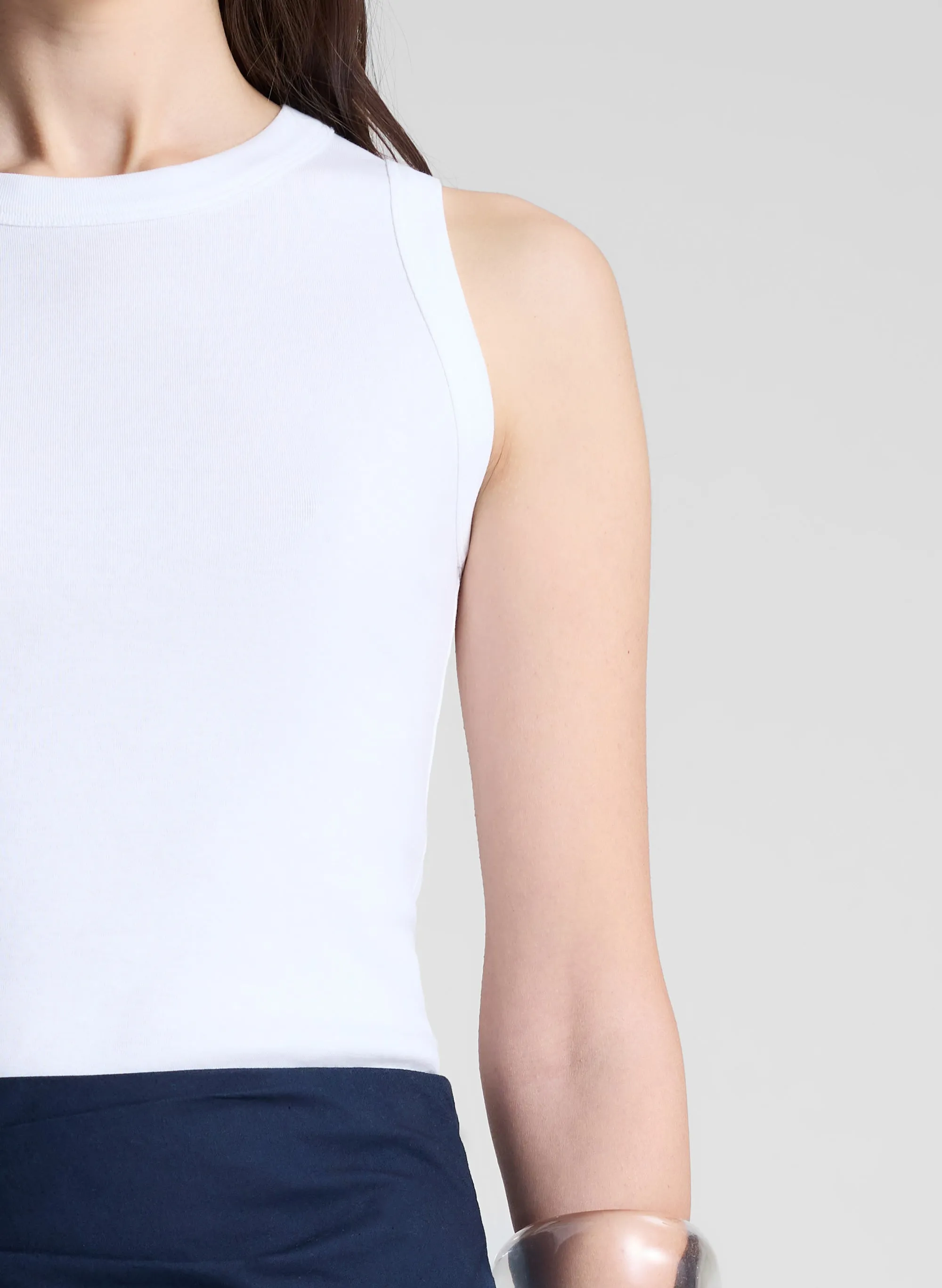 Hadley Cotton Rib Tank sold by A.L.C. product image thumbnail 2