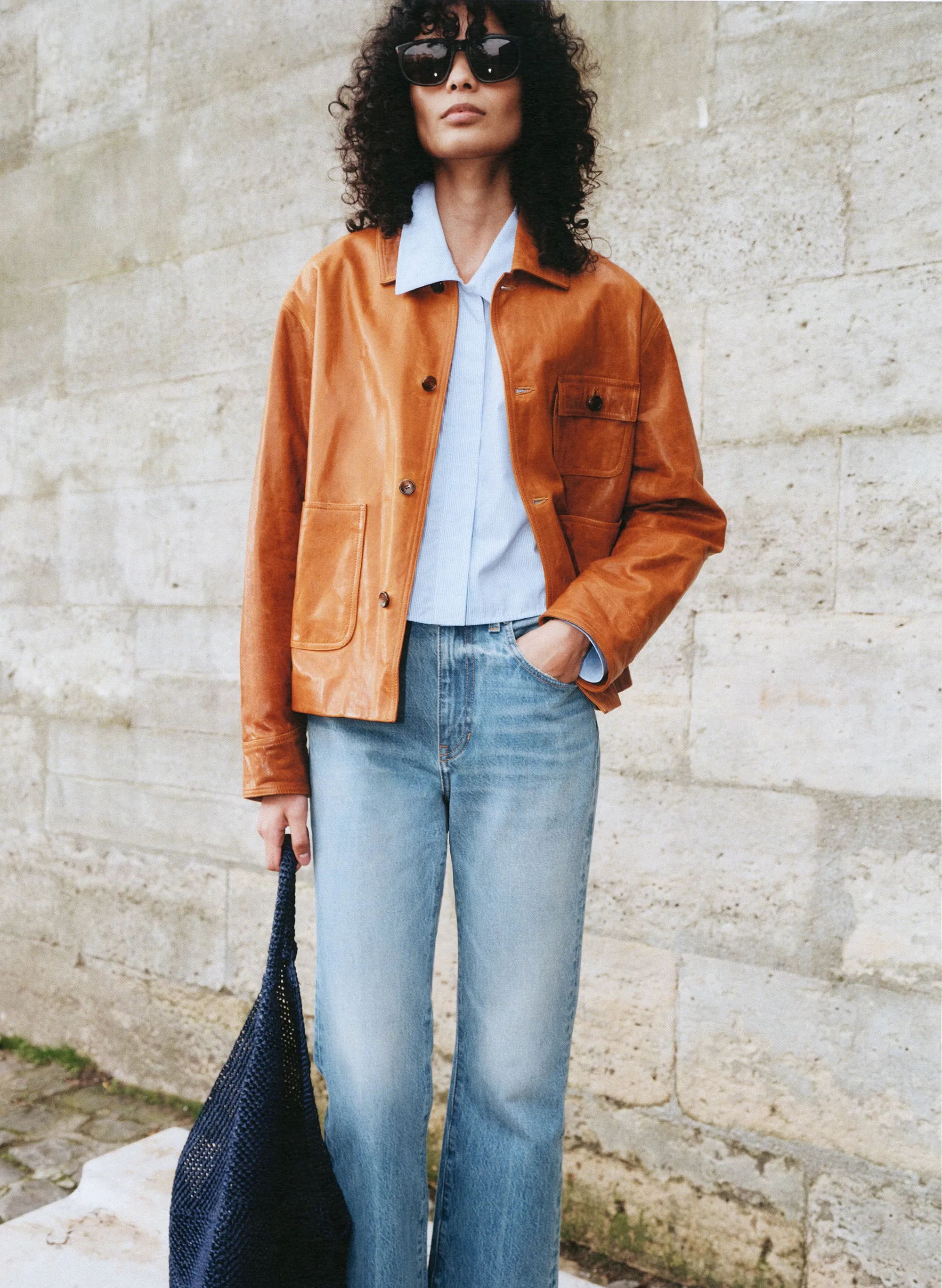 Ty Leather Jacket sold by A.L.C.