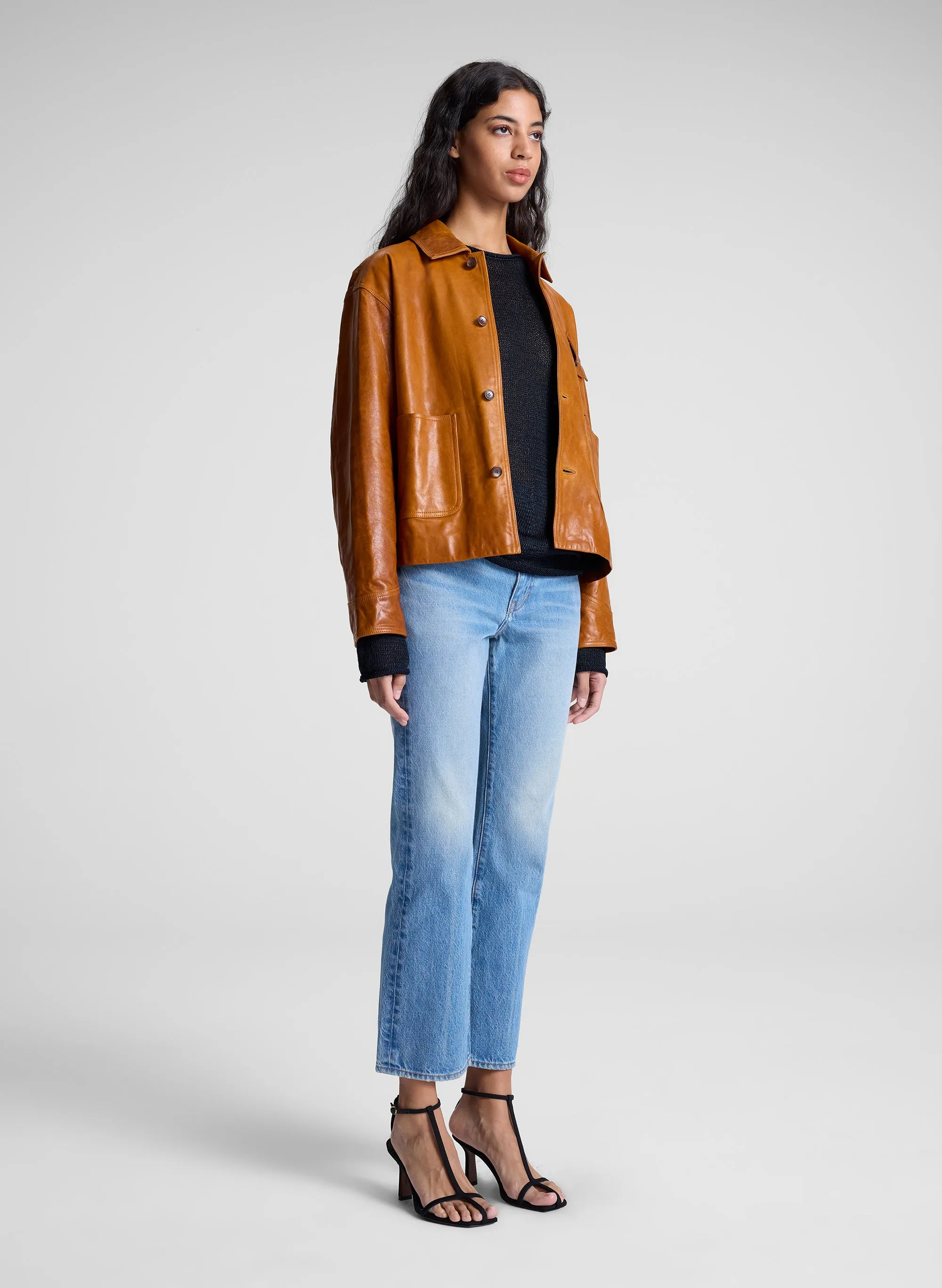 Ty Leather Jacket sold by A.L.C. product image thumbnail 5