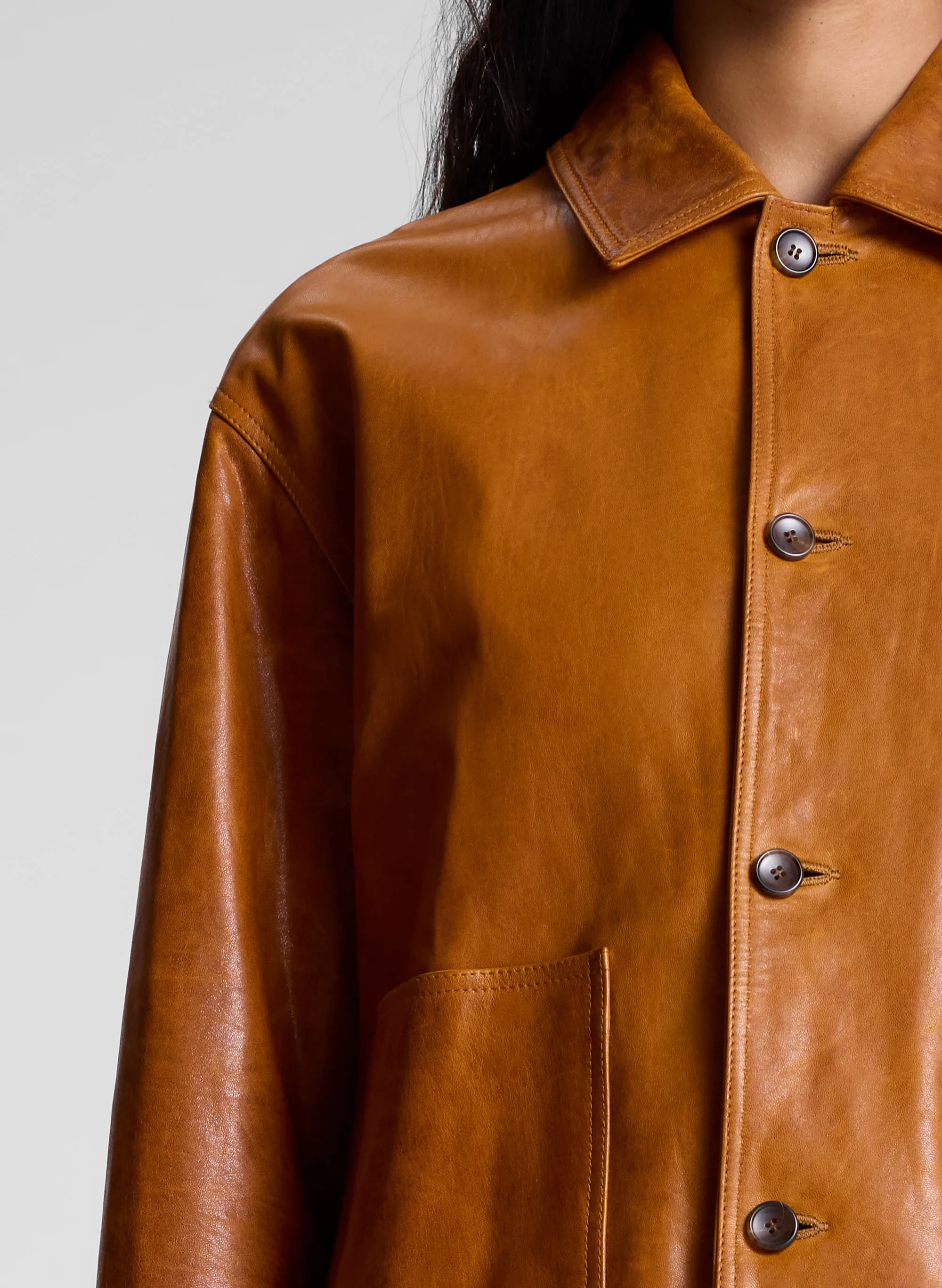 Ty Leather Jacket sold by A.L.C. product image thumbnail 3