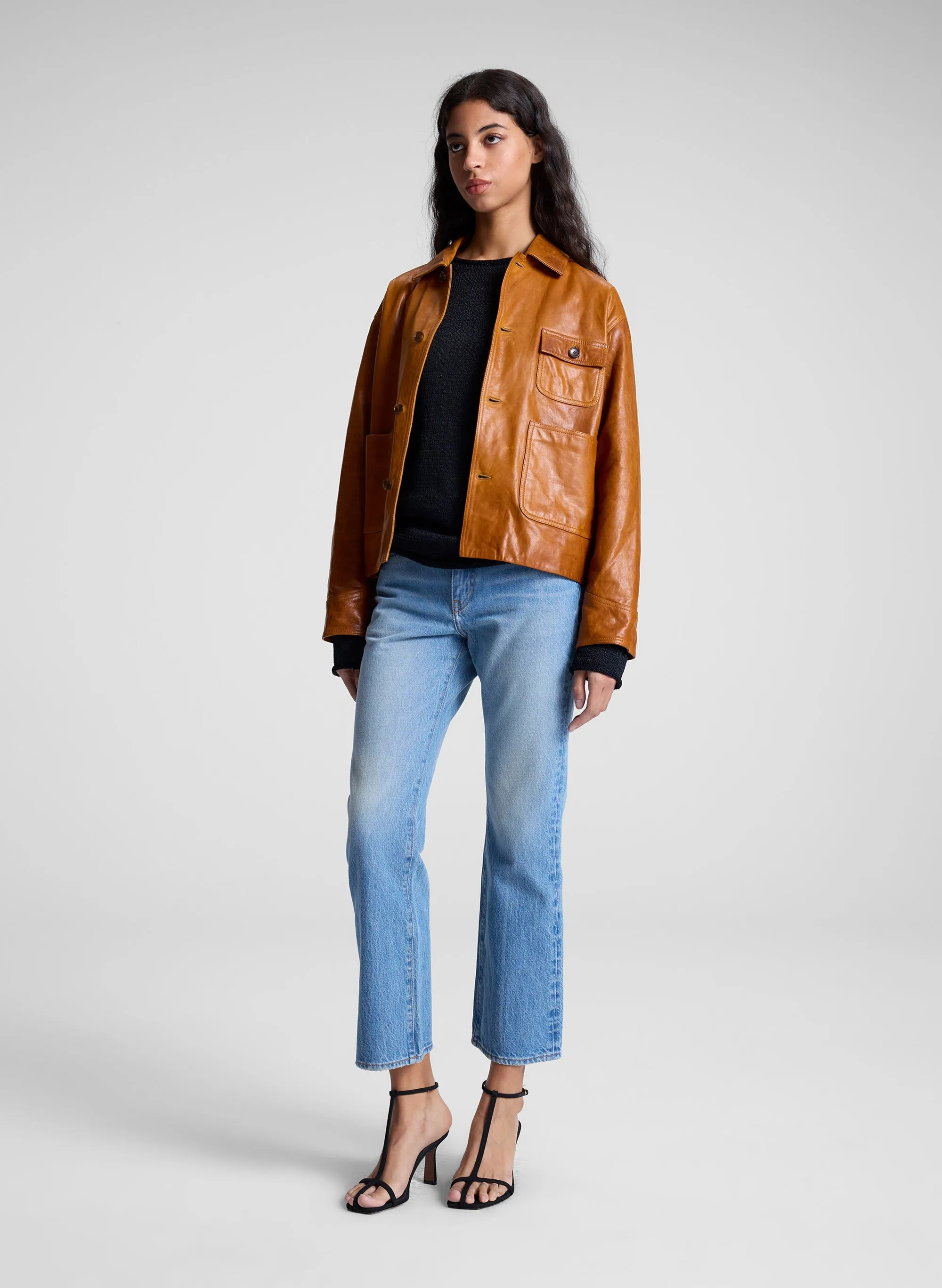 Ty Leather Jacket sold by A.L.C. product image thumbnail 4