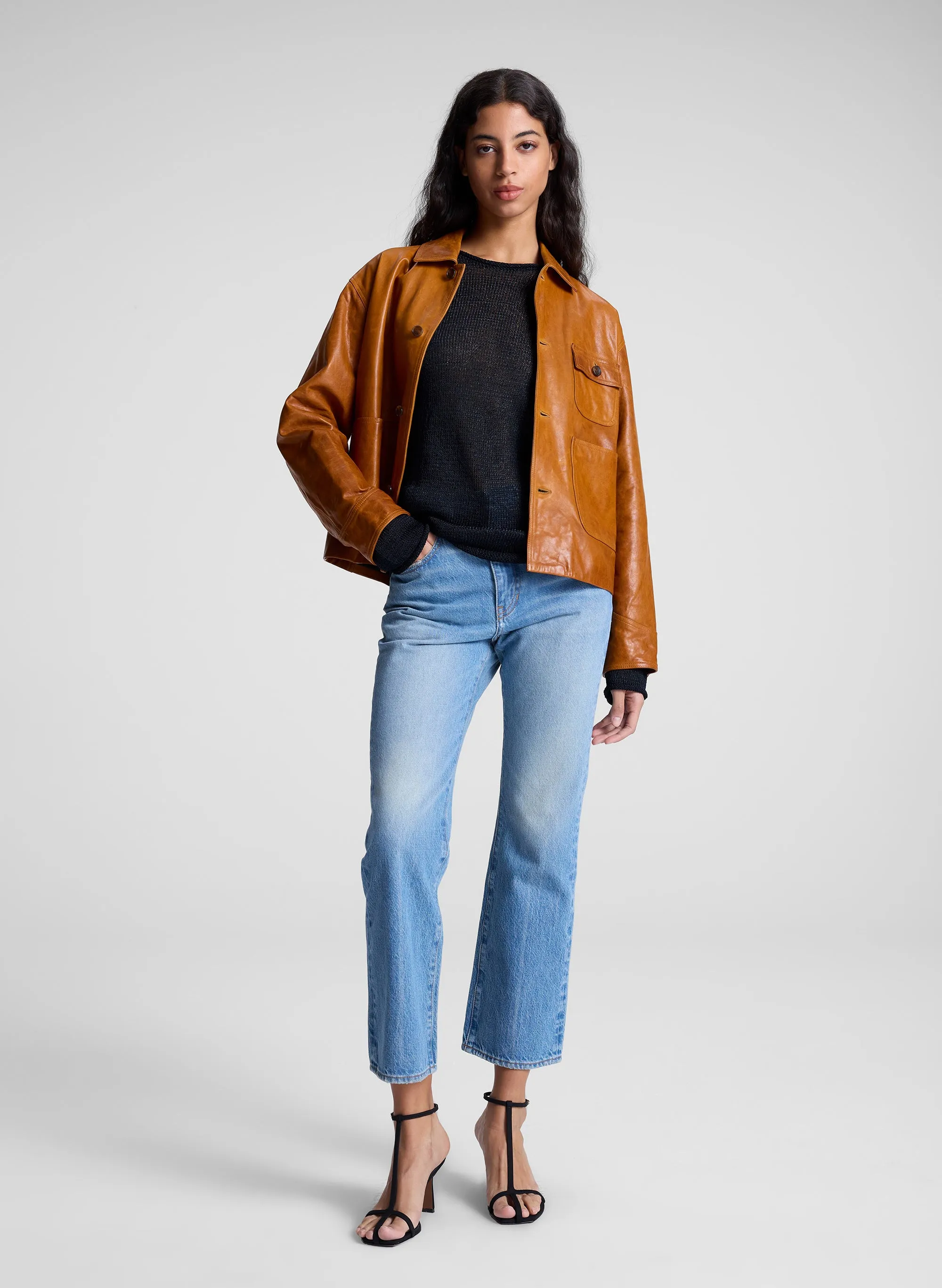 Ty Leather Jacket sold by A.L.C. product image thumbnail 2