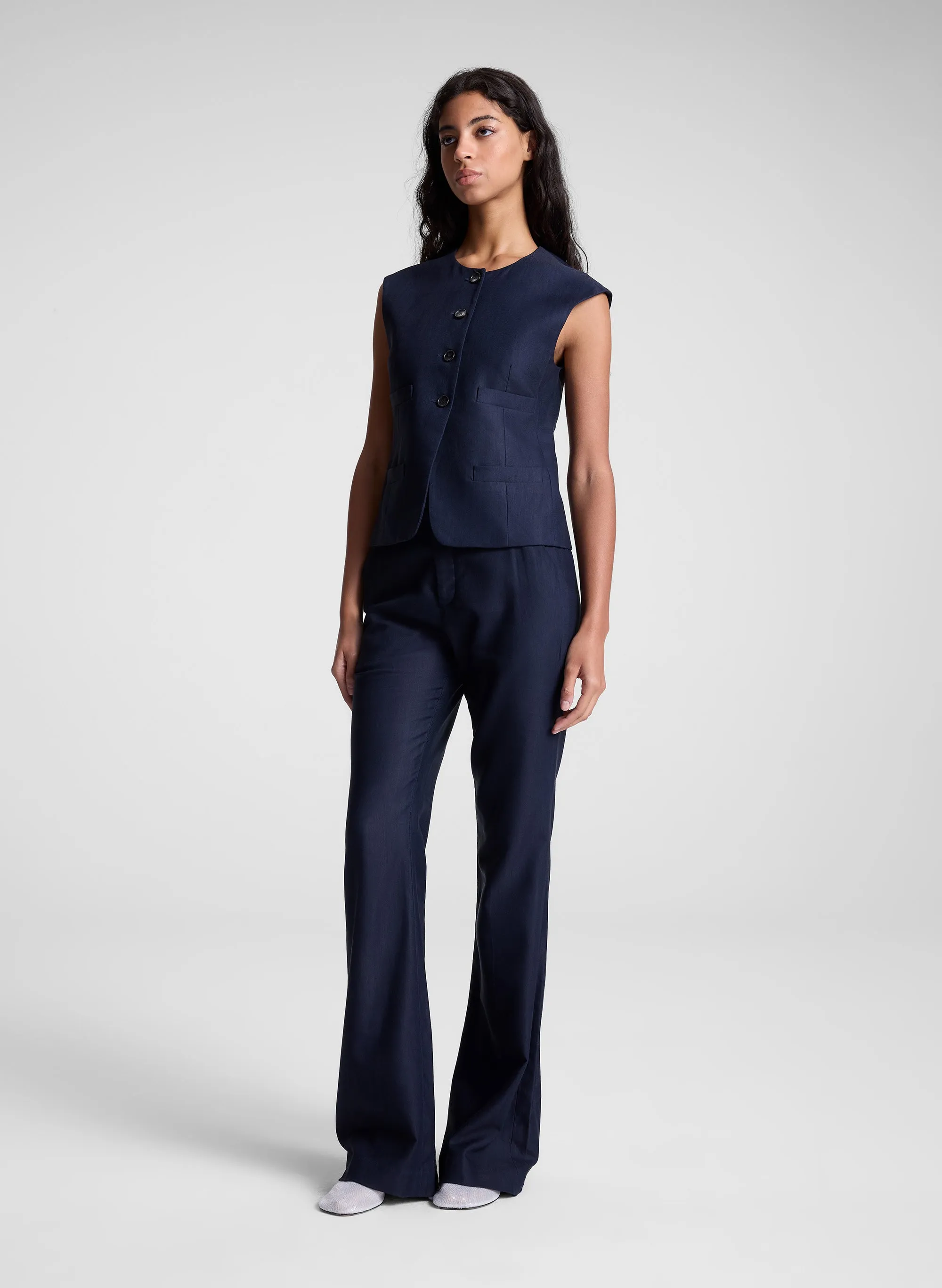 Georgie Soft Suiting Vest sold by A.L.C. product image thumbnail 4
