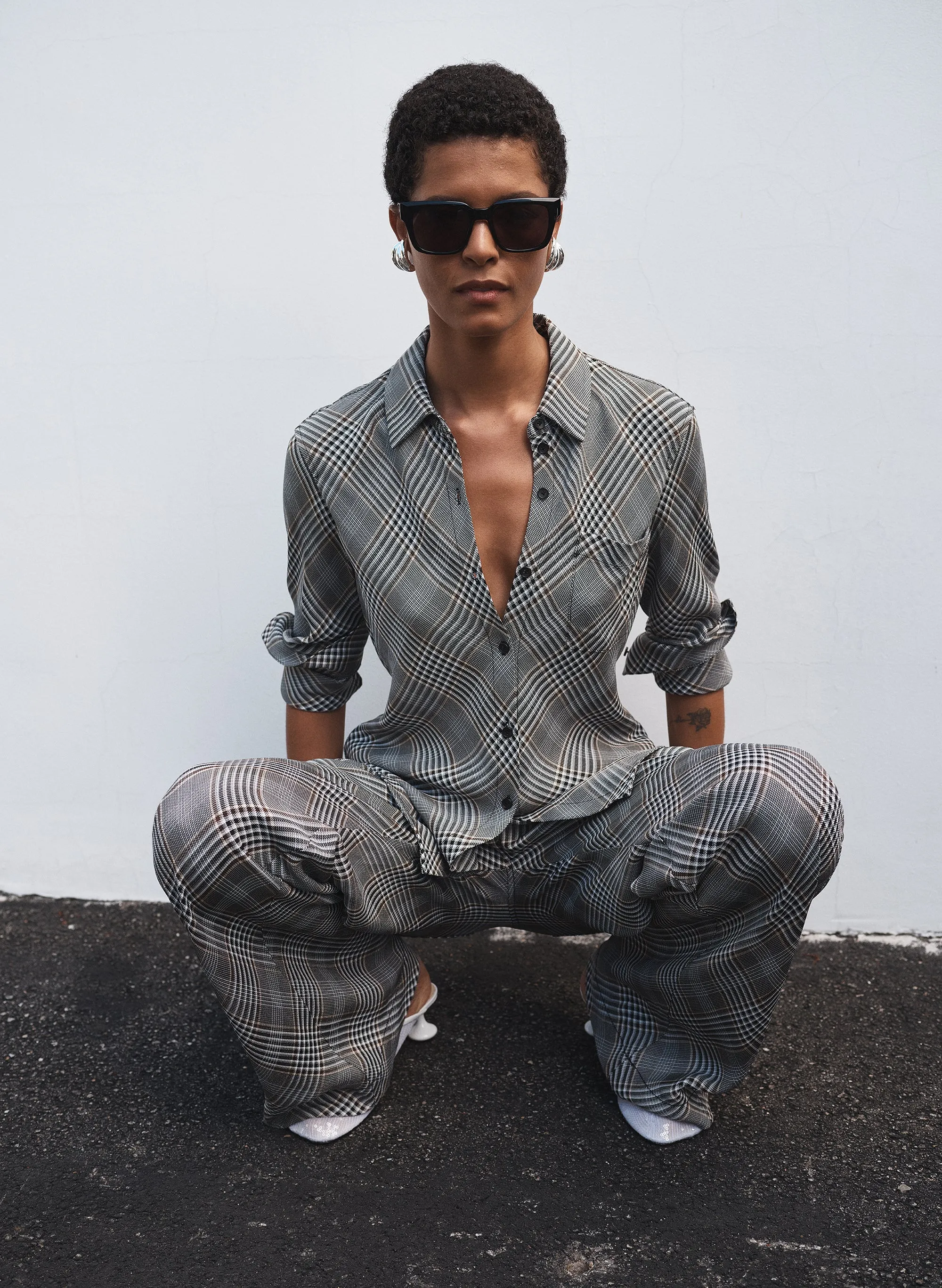 Otis Plaid Pant sold by A.L.C.