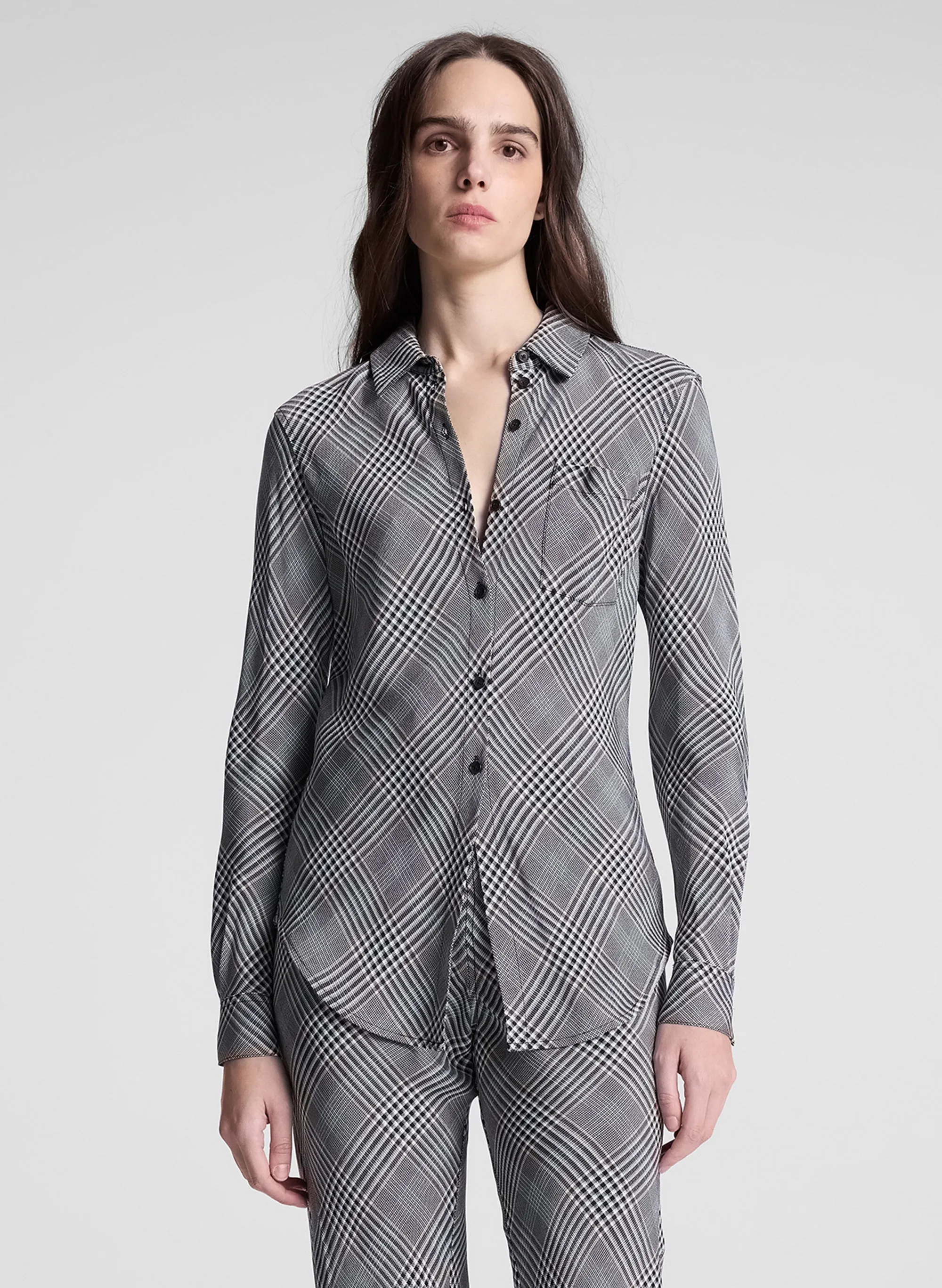 Ethan Plaid Top sold by A.L.C.