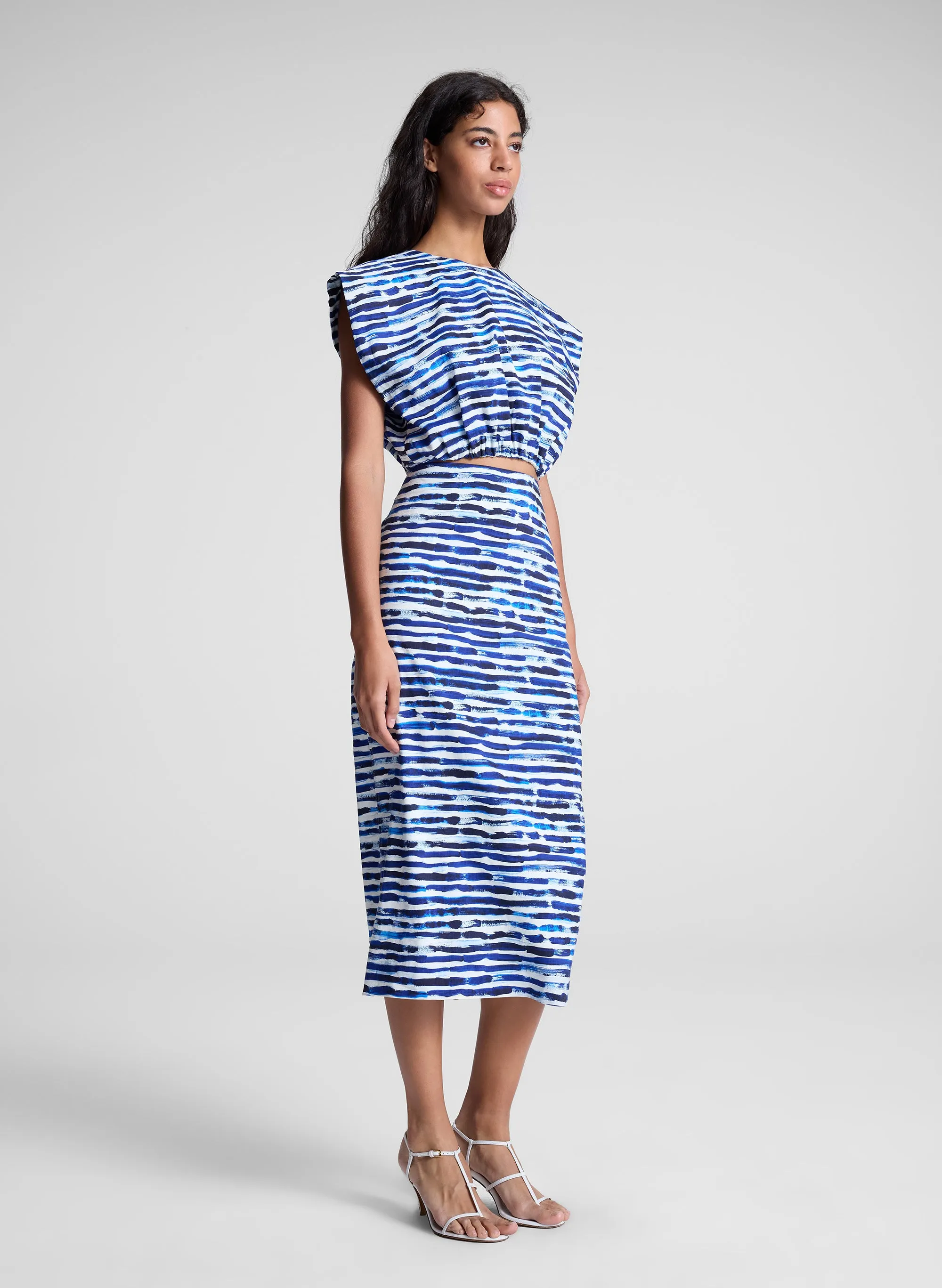 Billie Cropped Stripe Top sold by A.L.C. product image thumbnail 5