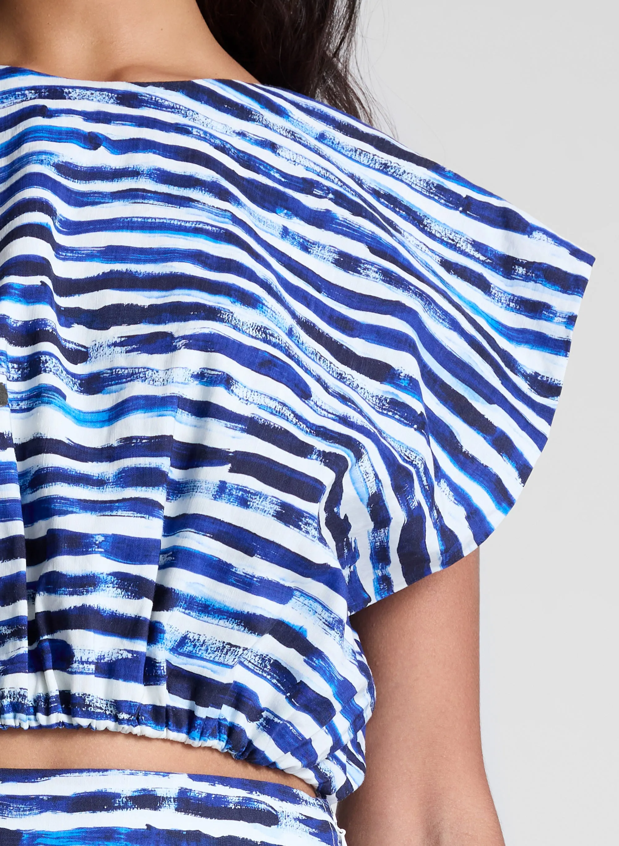 Billie Cropped Stripe Top sold by A.L.C. product image thumbnail 2