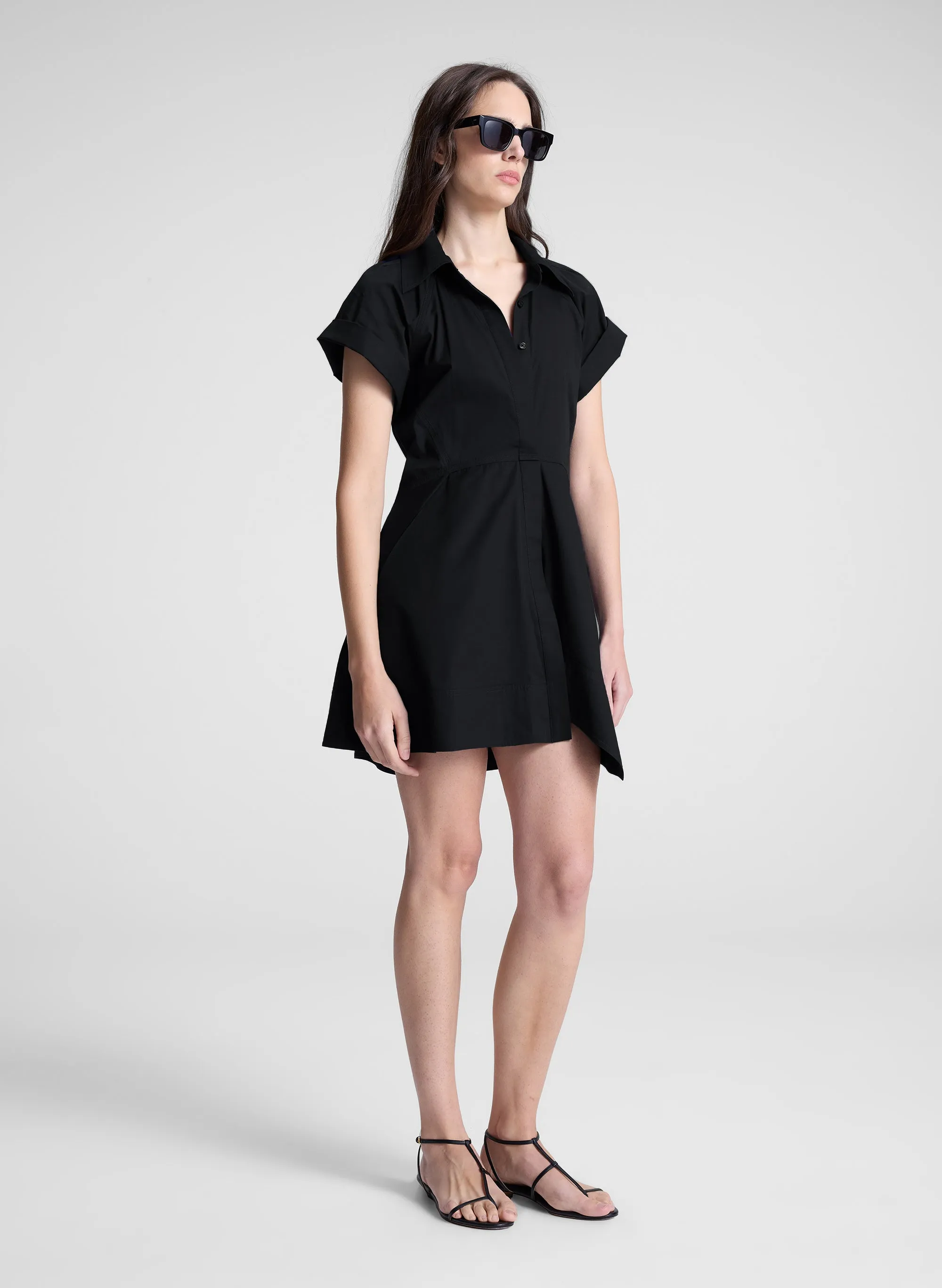 Julie Cotton Mini Shirtdress sold by A.L.C. product image thumbnail 3