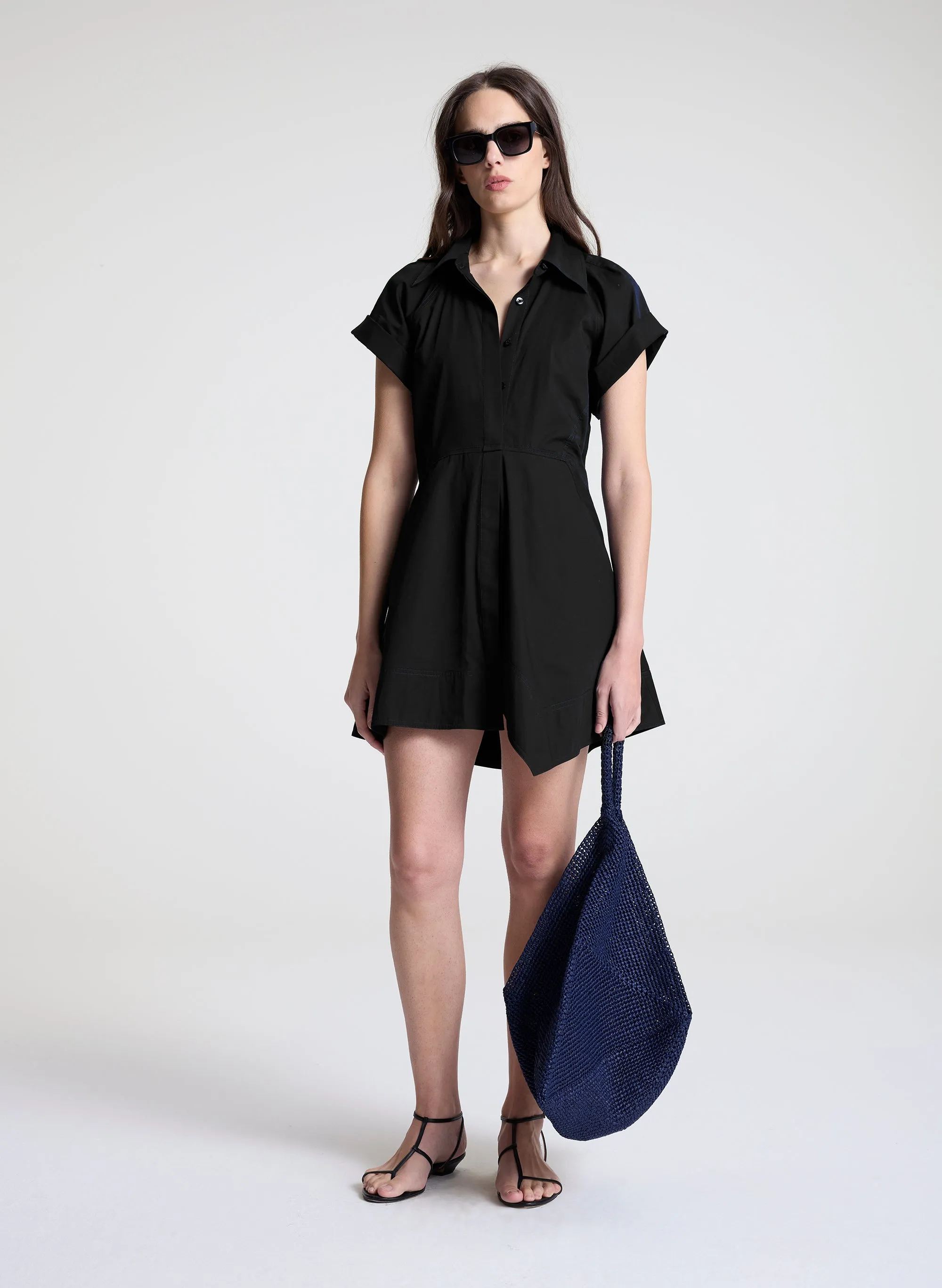 Julie Cotton Mini Shirtdress sold by A.L.C.