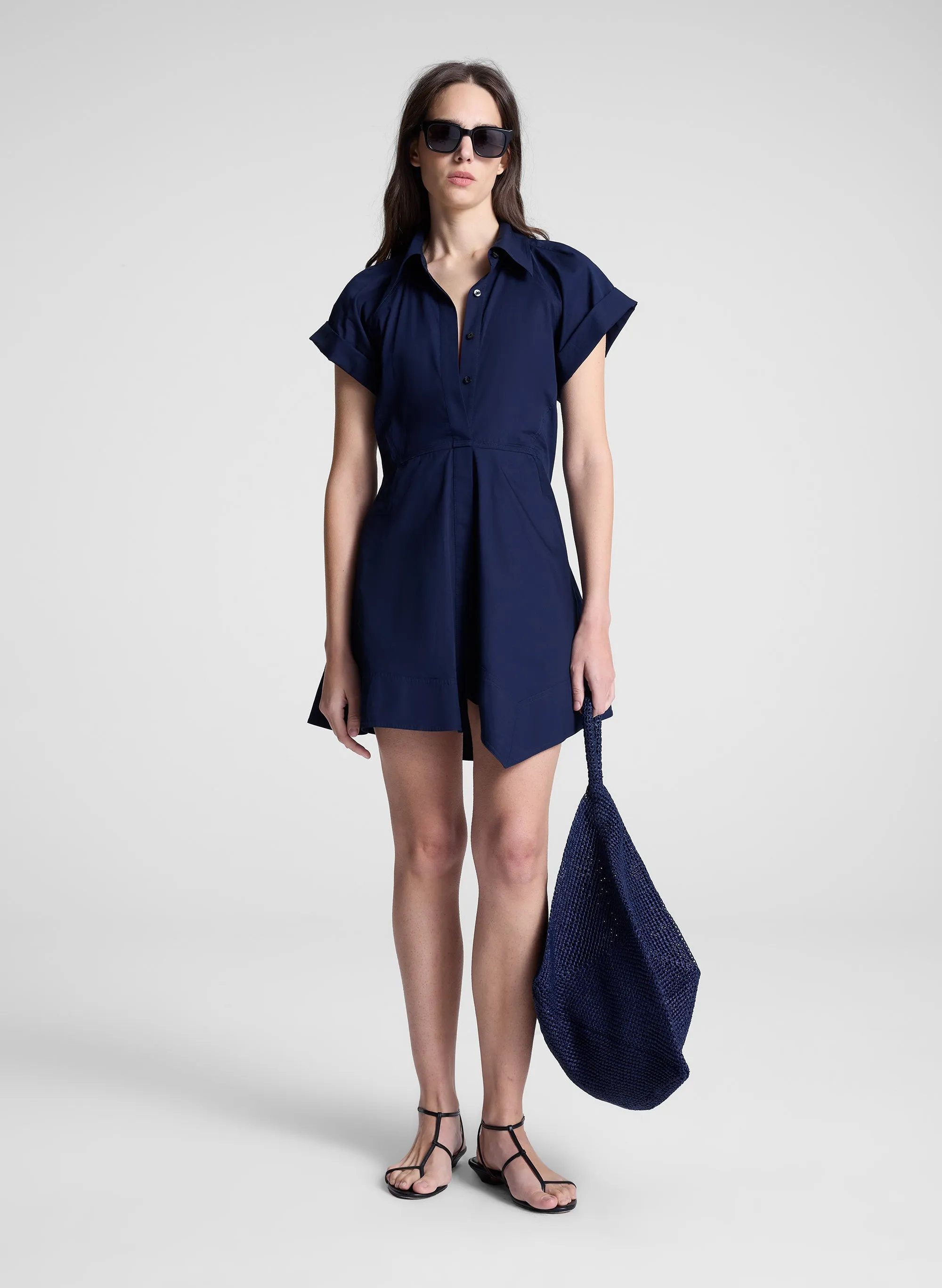 Julie Cotton Mini Shirtdress sold by A.L.C.