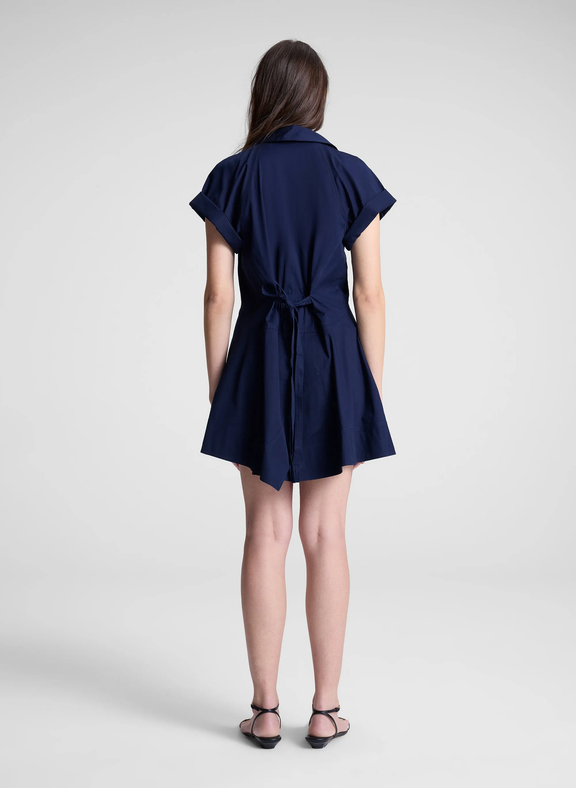 Julie Cotton Mini Shirtdress sold by A.L.C. product image thumbnail 5