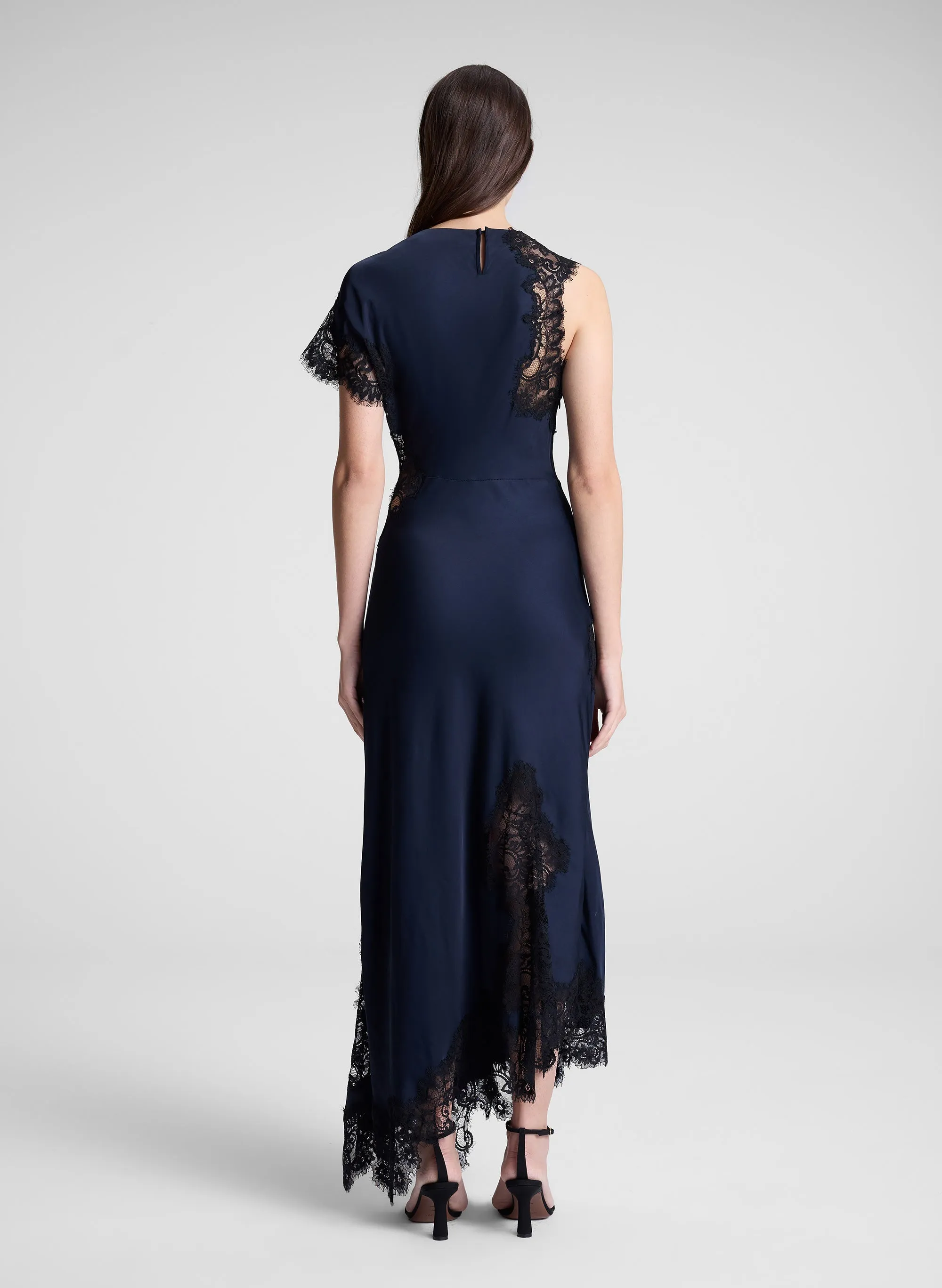 Alessia Satin and Lace Maxi Dress sold by A.L.C. product image thumbnail 5