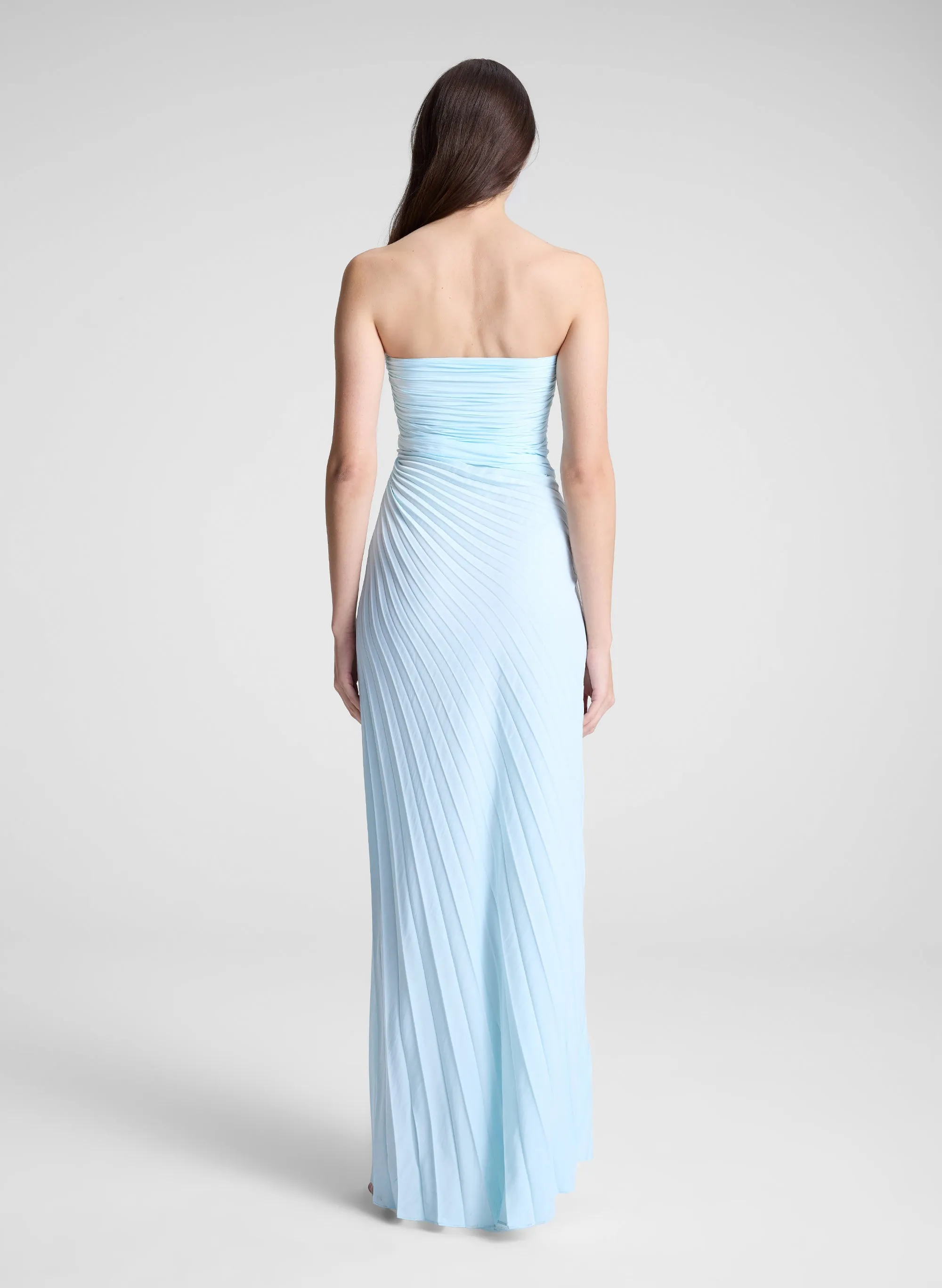 Bianca Strapless Pleated Maxi Dress sold by A.L.C. product image thumbnail 5