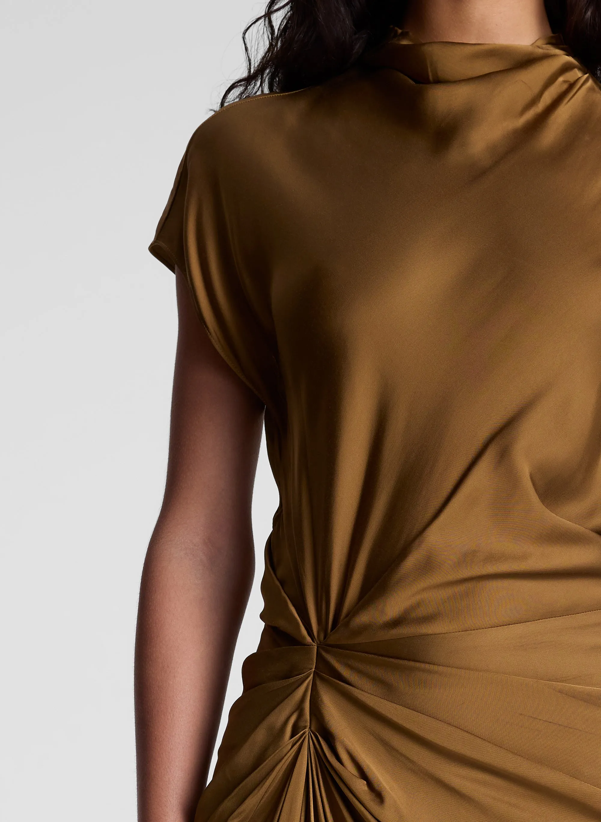 Alma Satin Midi Dress sold by A.L.C. product image thumbnail 2