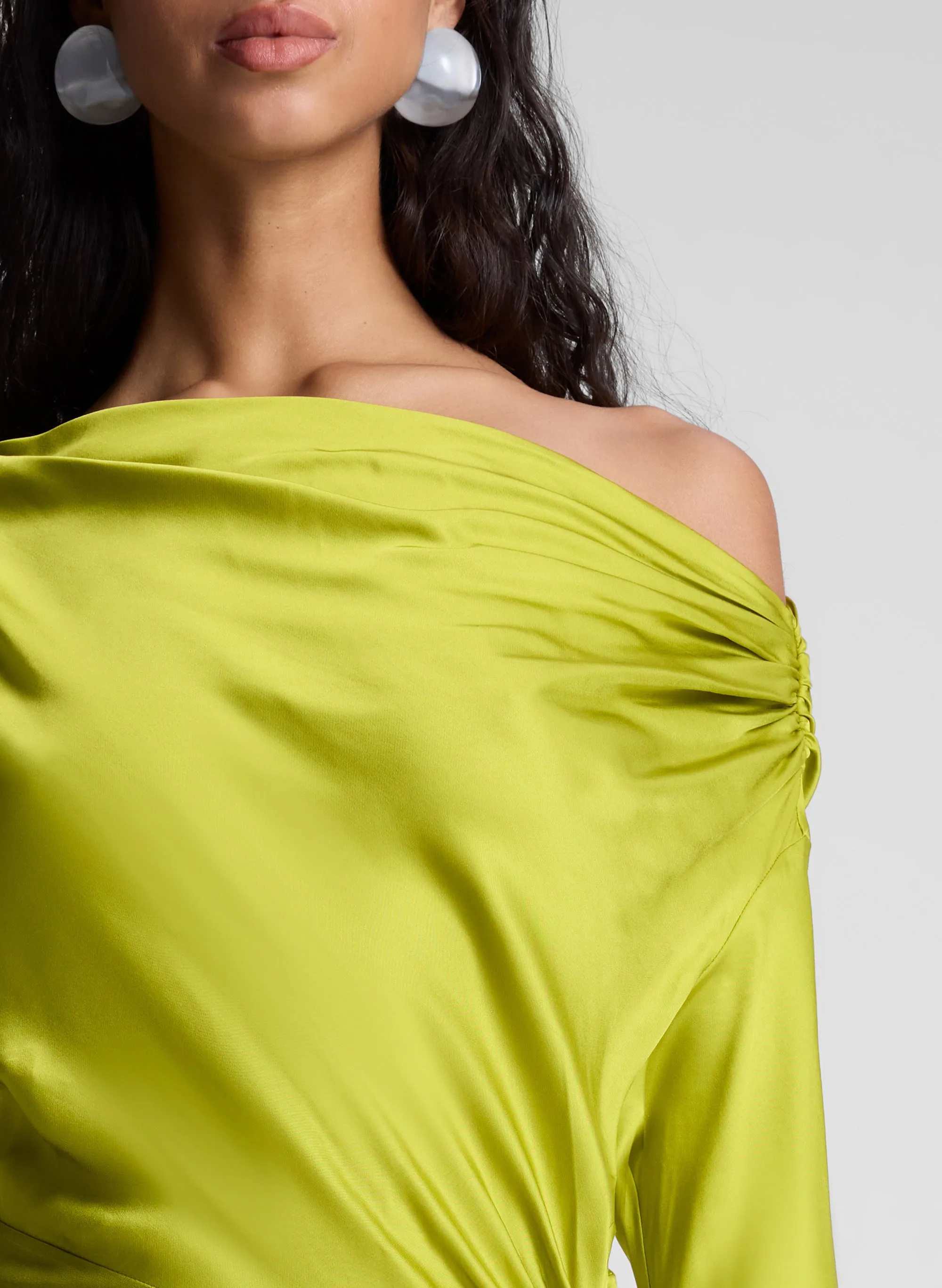 Piper Satin Dress sold by A.L.C. product image thumbnail 2