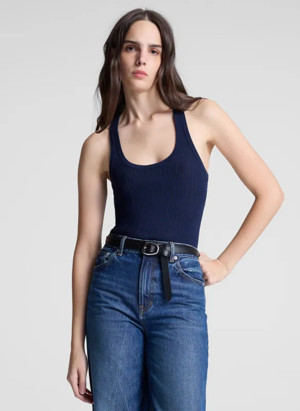 Iris Fine Cotton Knit Tank sold by A.L.C.