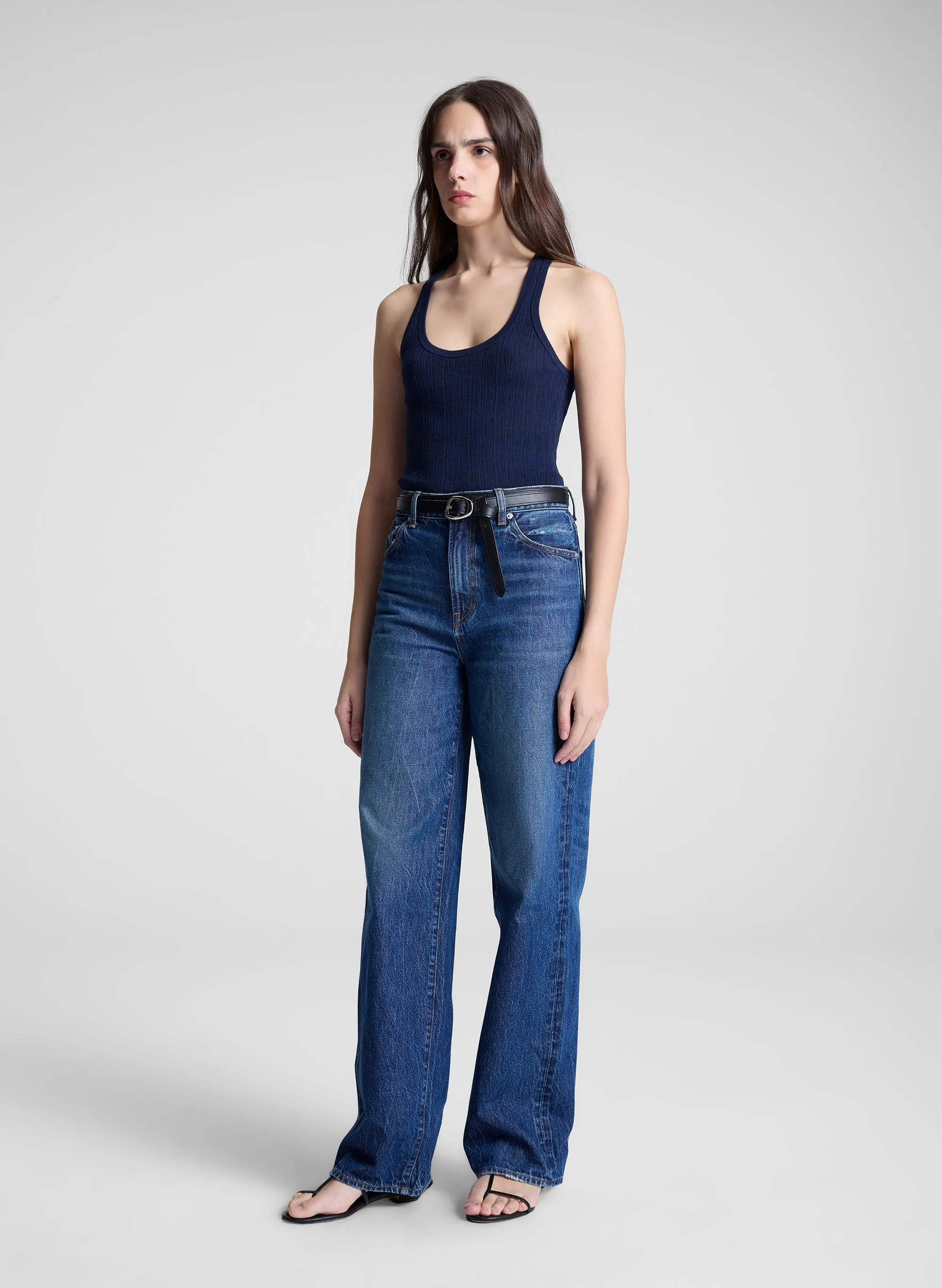 Iris Fine Cotton Knit Tank sold by A.L.C. product image thumbnail 4