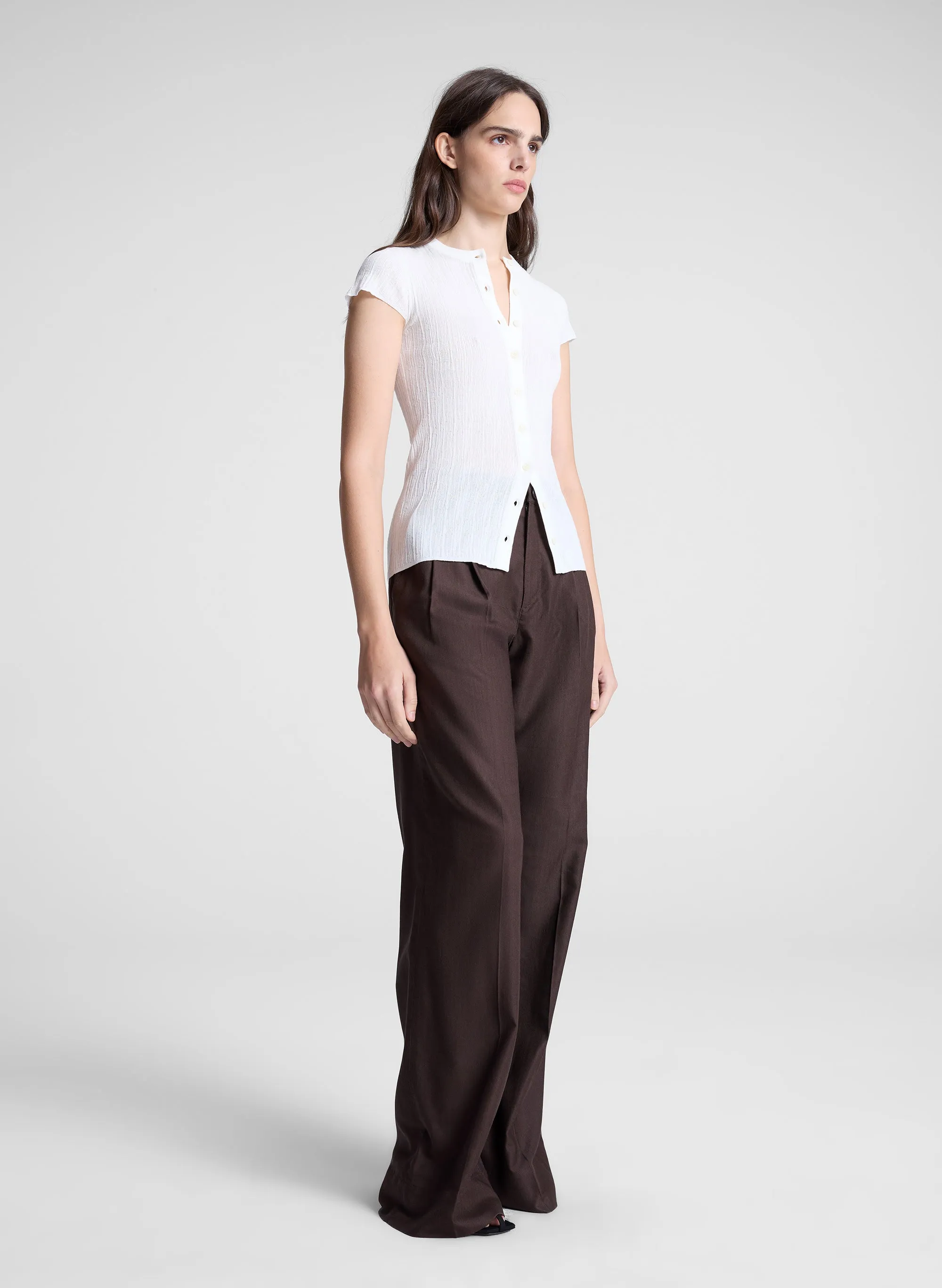 Parker Fine Cotton Cardigan sold by A.L.C. product image thumbnail 3