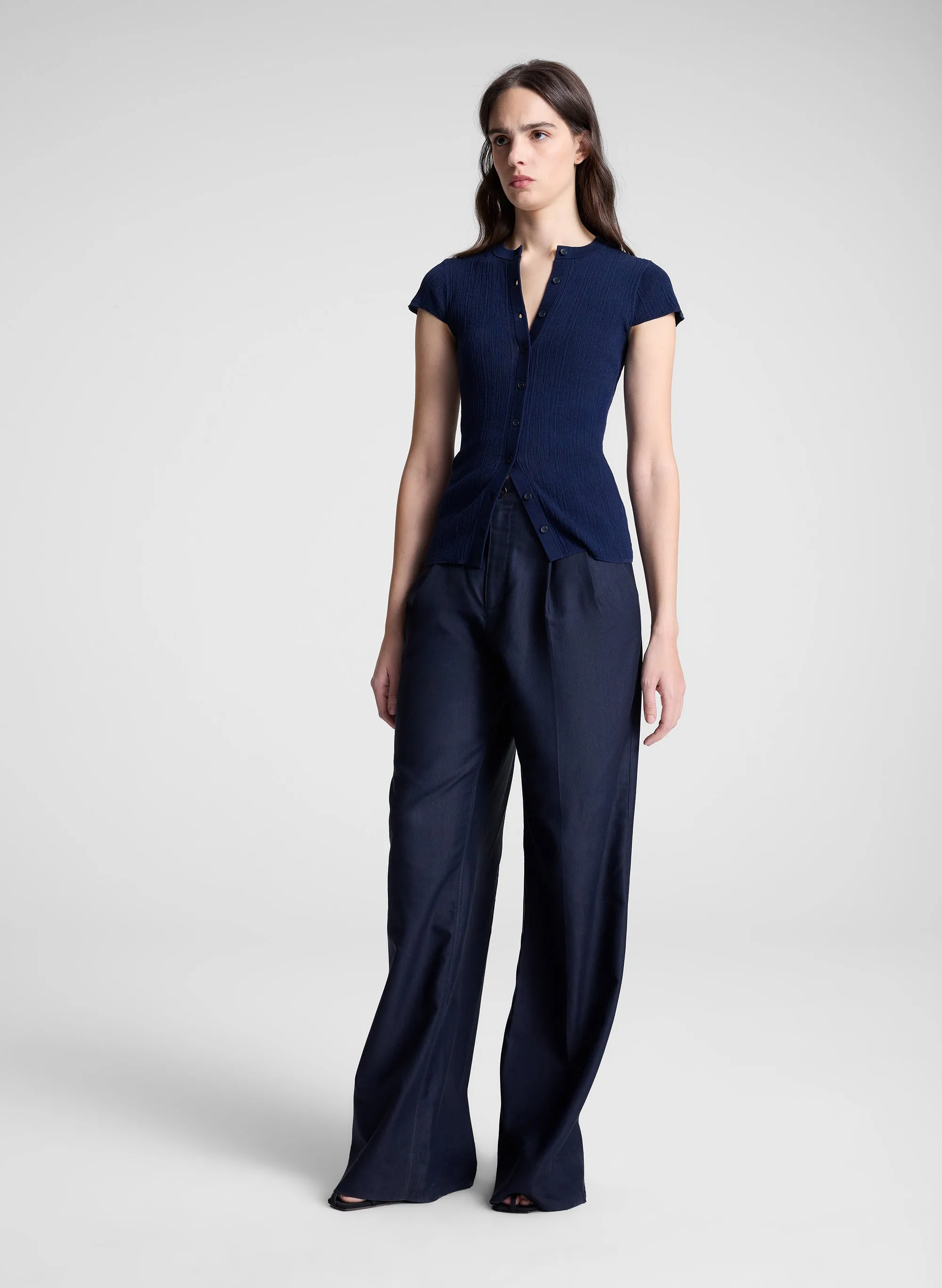 Parker Fine Cotton Cardigan sold by A.L.C. product image thumbnail 4