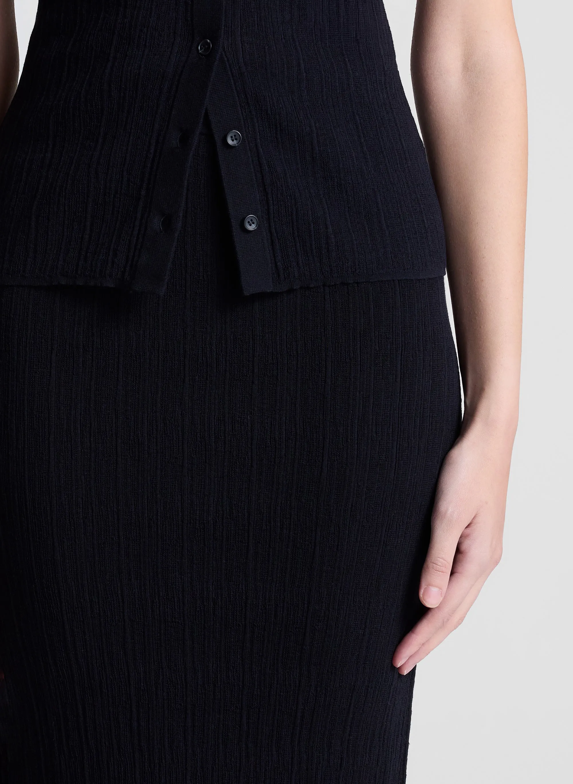 Lexi Fine Cotton Knit Midi Skirt sold by A.L.C. product image thumbnail 2