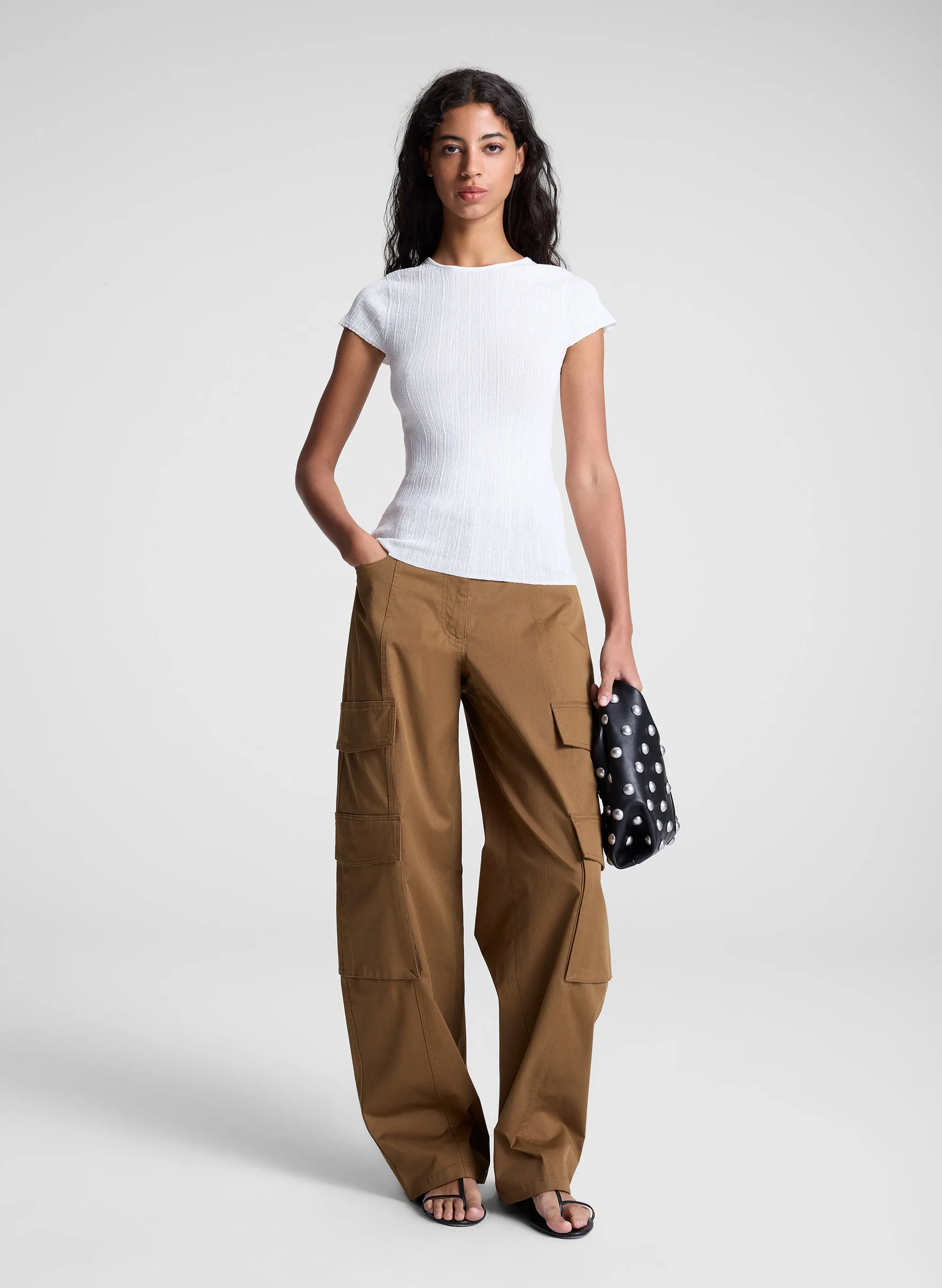 Sam Fine Cotton Knit Top sold by A.L.C.