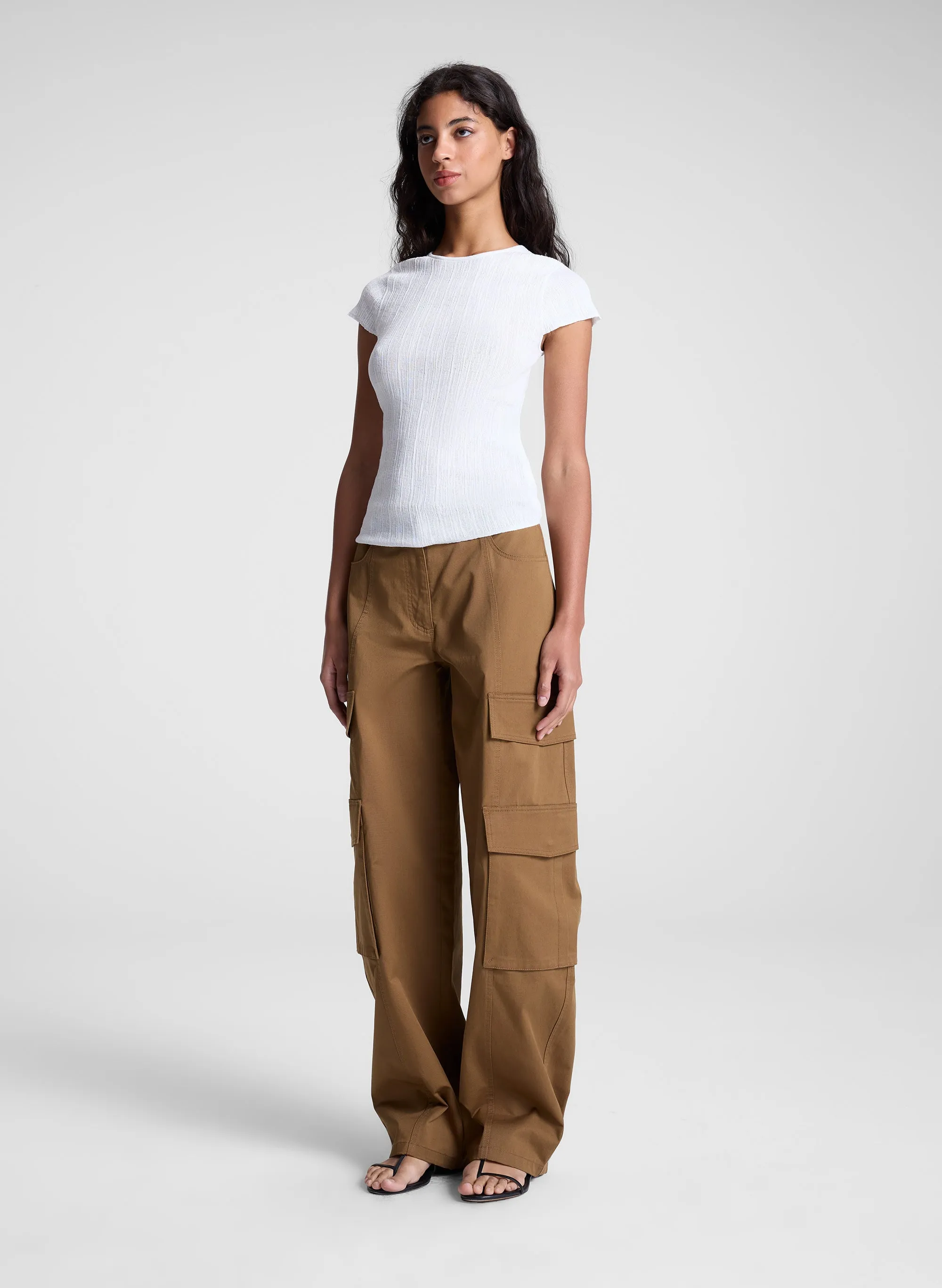 Sam Fine Cotton Knit Top sold by A.L.C. product image thumbnail 4