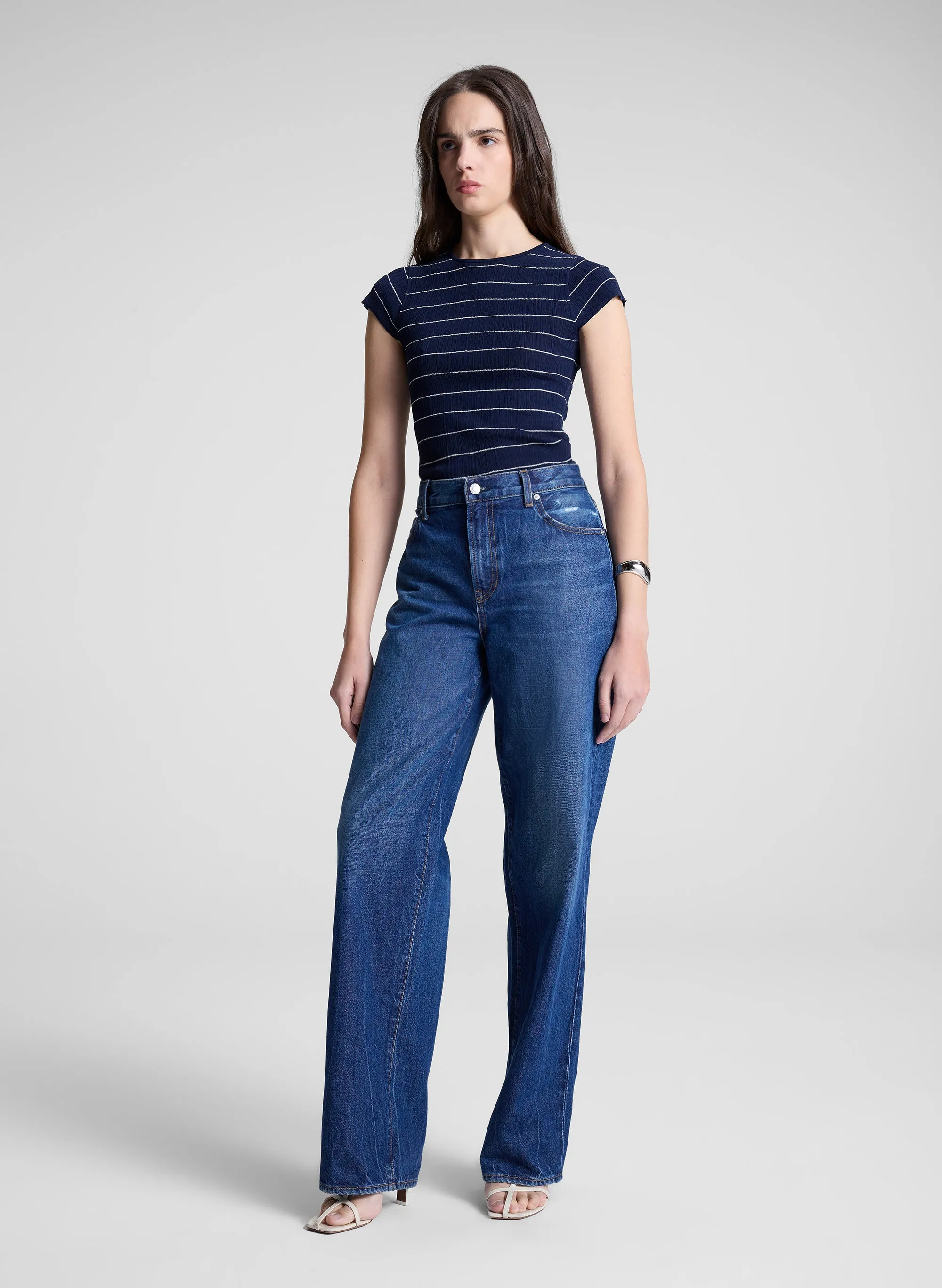 Sam Fine Cotton Knit Top sold by A.L.C. product image thumbnail 3