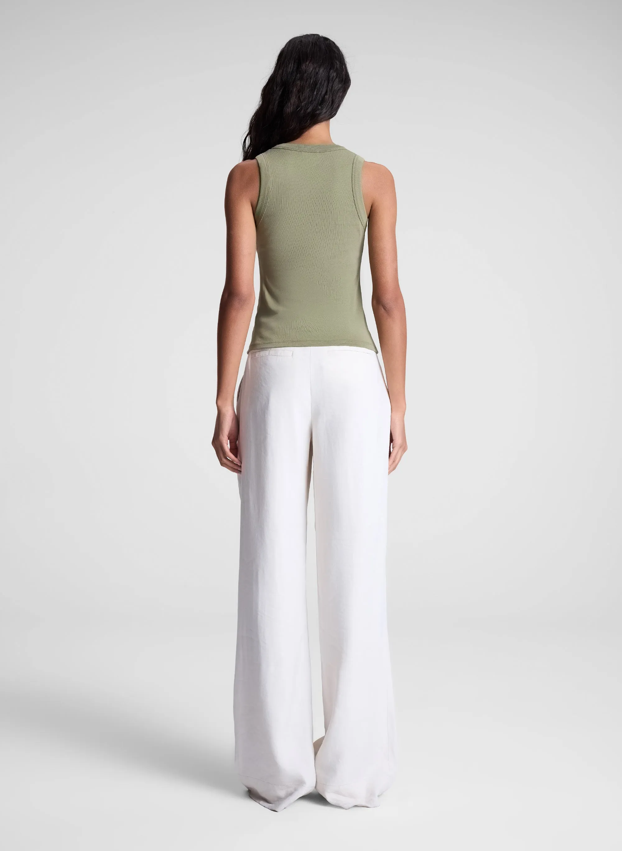Hadley Cotton Rib Tank sold by A.L.C. product image thumbnail 5