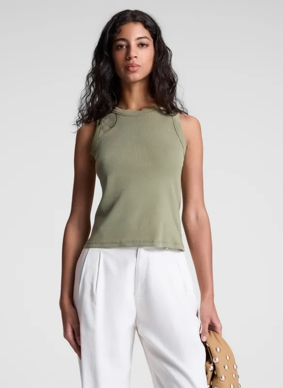 Hadley Cotton Rib Tank sold by A.L.C.