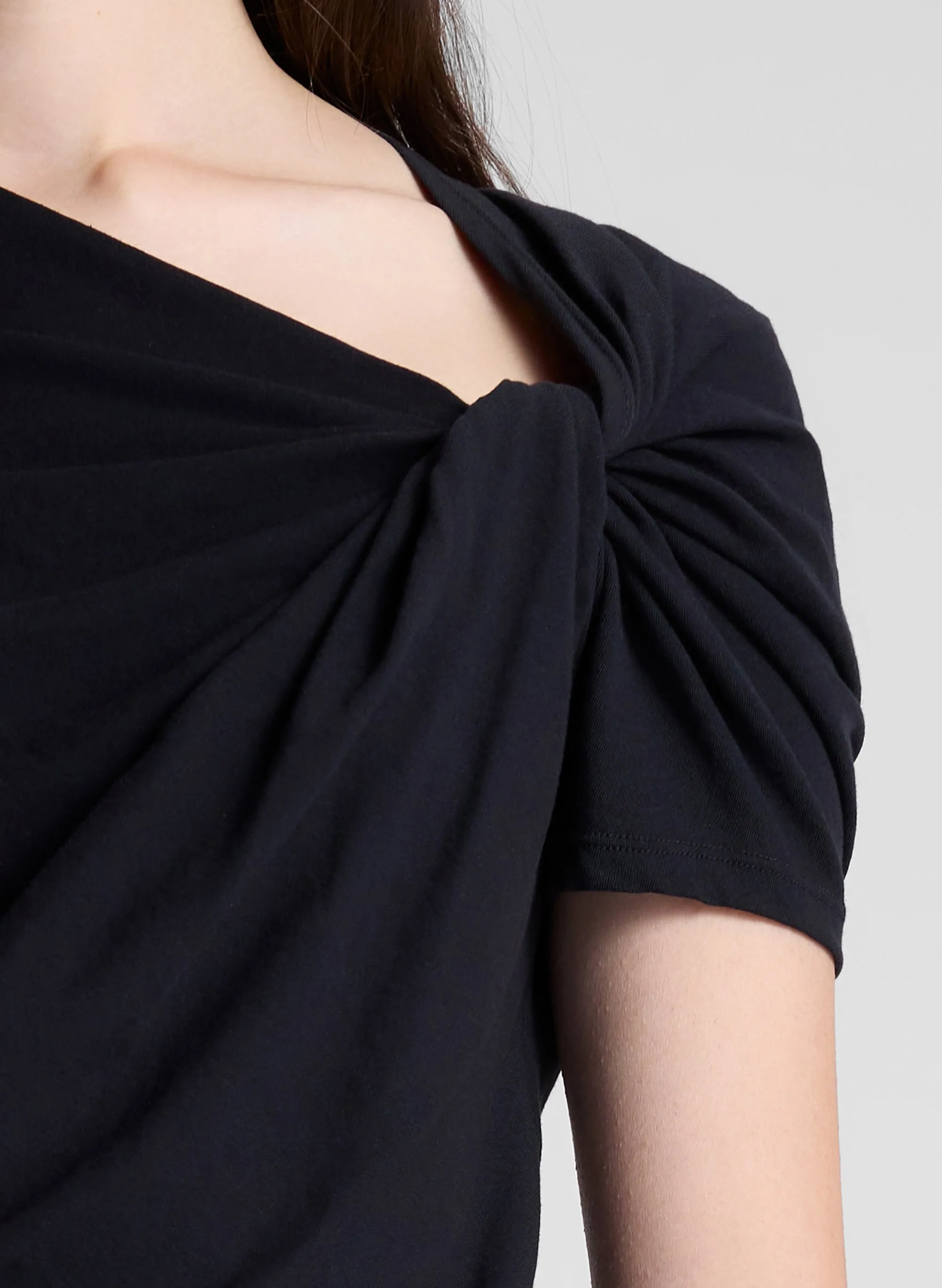 Liz Asymmetric Cotton Crepe Tee sold by A.L.C. product image thumbnail 2