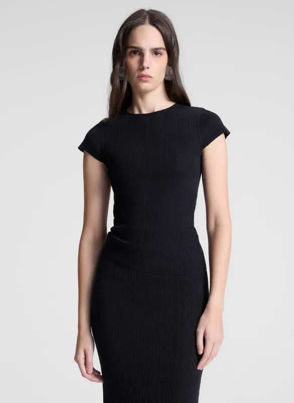 Sam Fine Cotton Knit Top made by A.L.C.