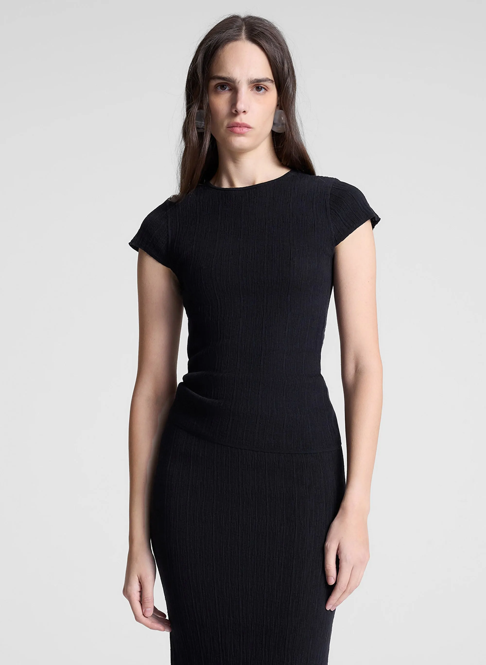 Sam Fine Cotton Knit Top sold by A.L.C.