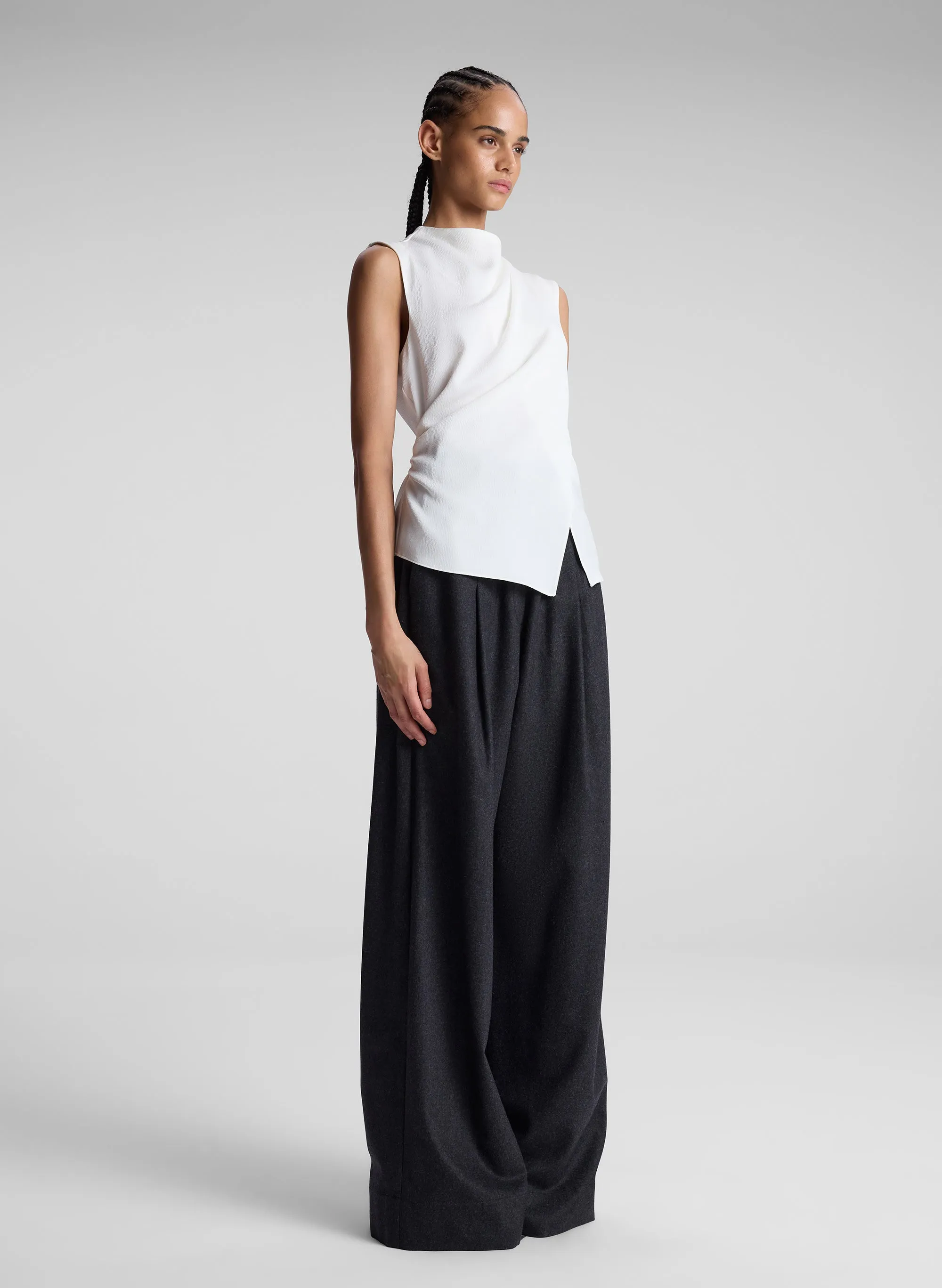 Amira Ruched Sleeveless Top sold by A.L.C. product image thumbnail 4