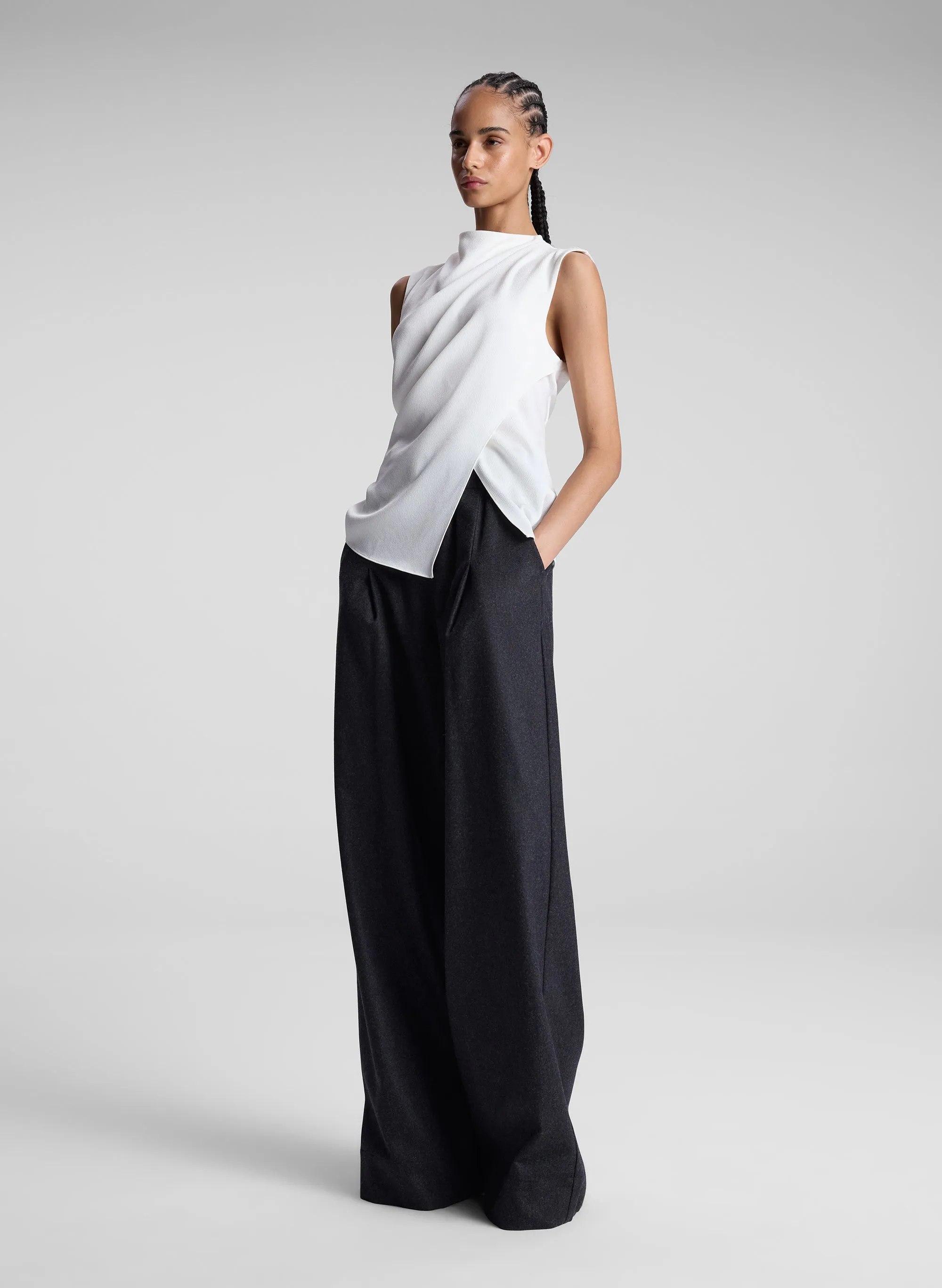 Amira Ruched Sleeveless Top sold by A.L.C. product image thumbnail 3