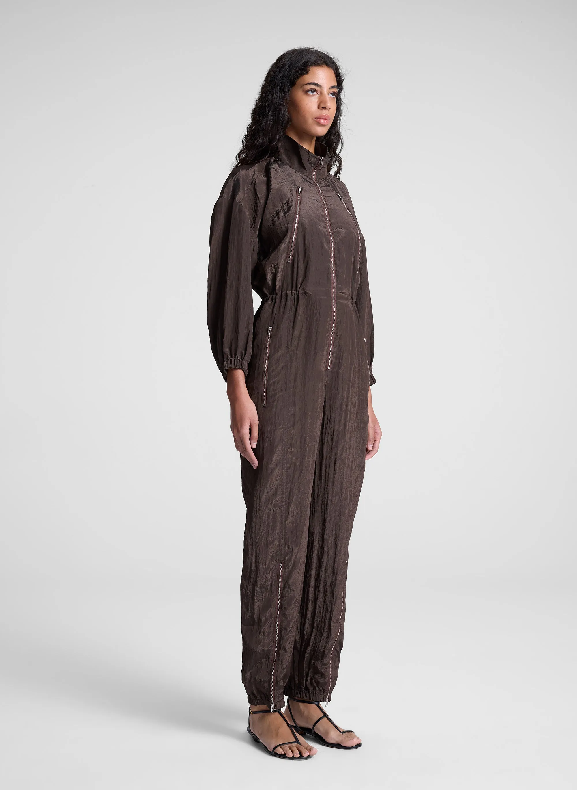 Gavin Taffeta Jumpsuit sold by A.L.C. product image thumbnail 4