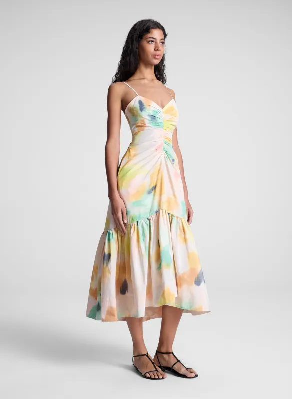 Lindsey Printed Midi Dress made by A.L.C.