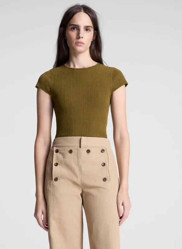 Sam Fine Cotton Knit Top sold by A.L.C.