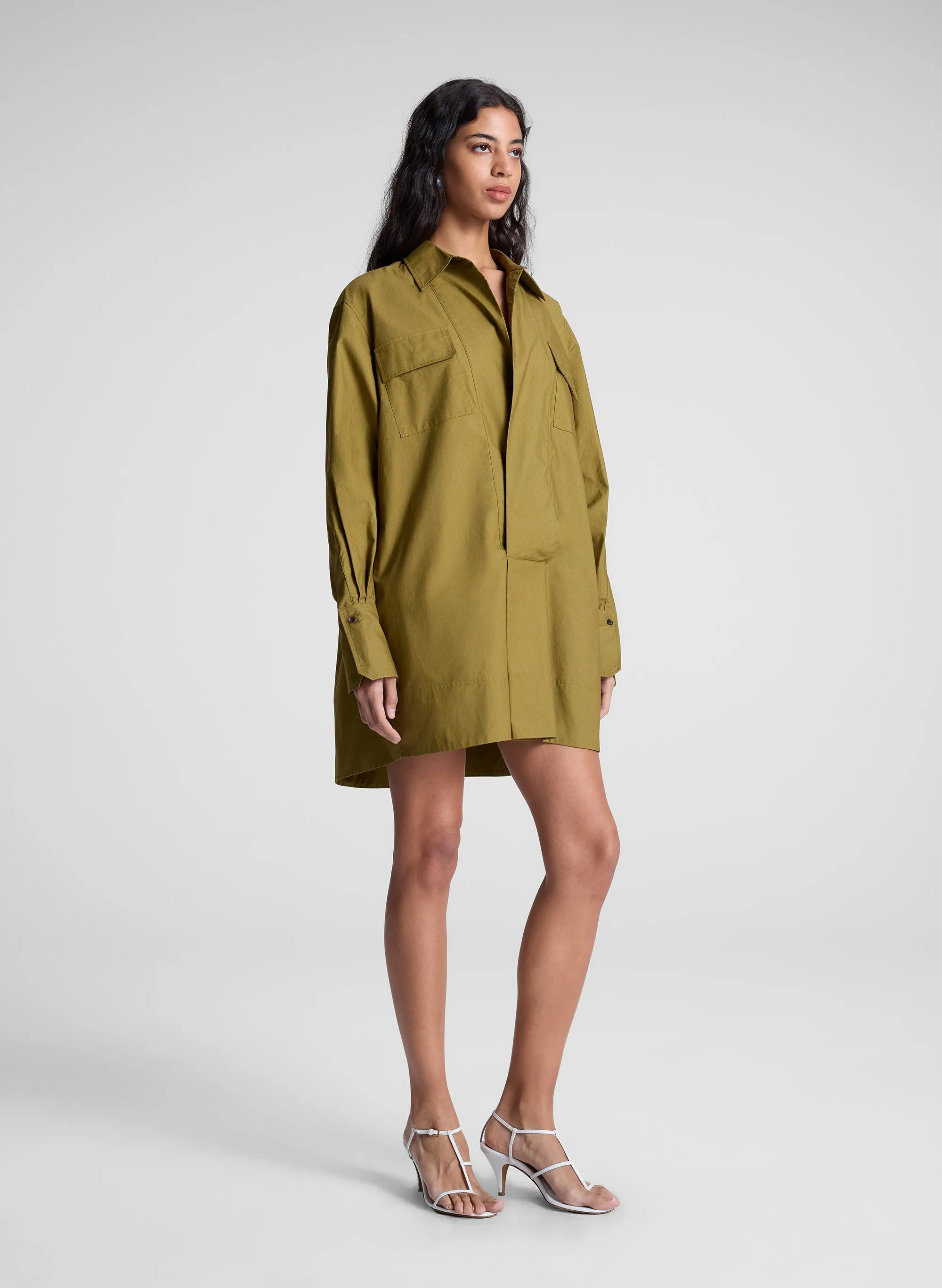 Jori Cotton Poplin Mini Dress sold by A.L.C. product image thumbnail 3