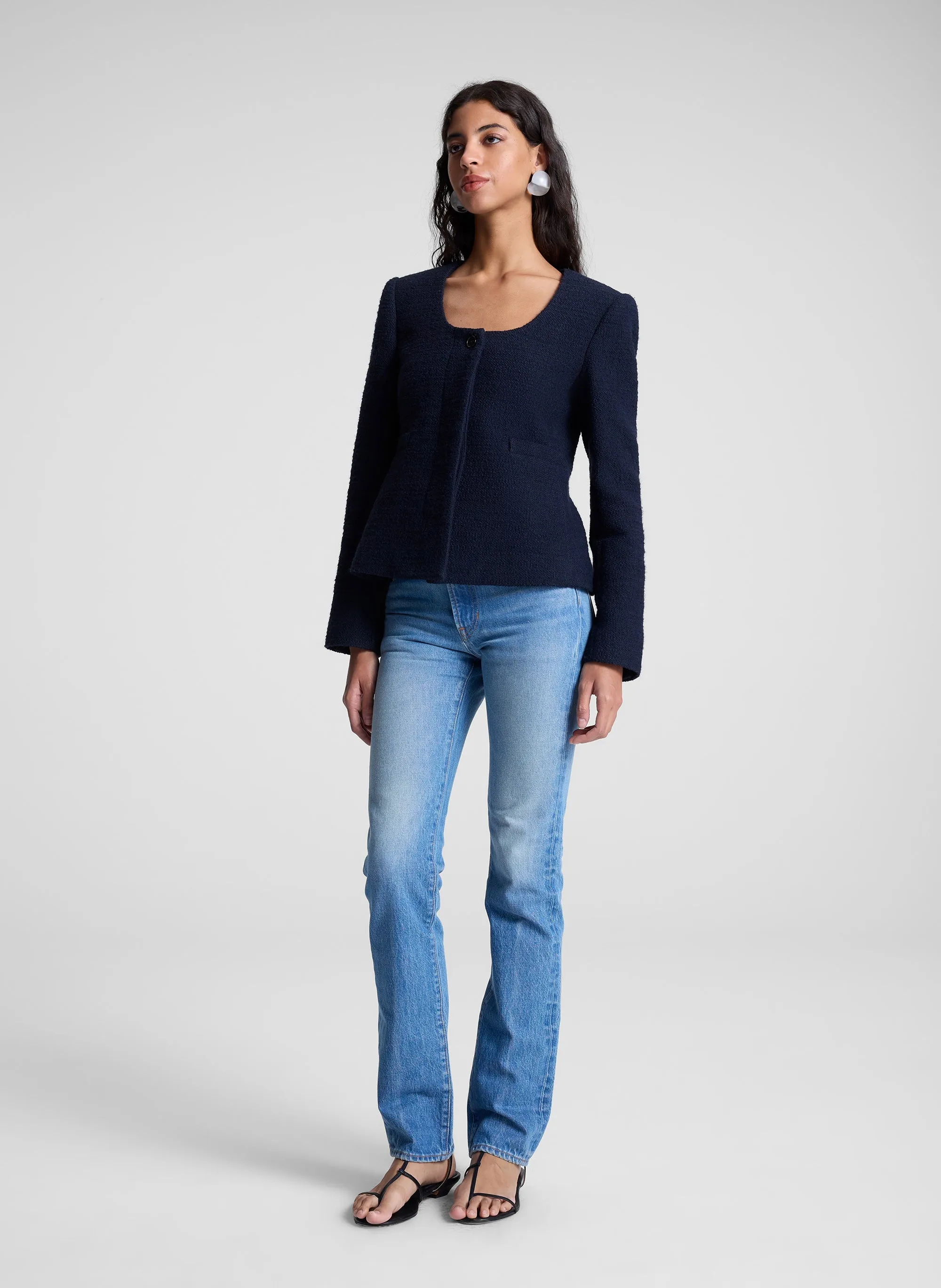 The 009 Cropped Flare Jean sold by A.L.C. product image thumbnail 4