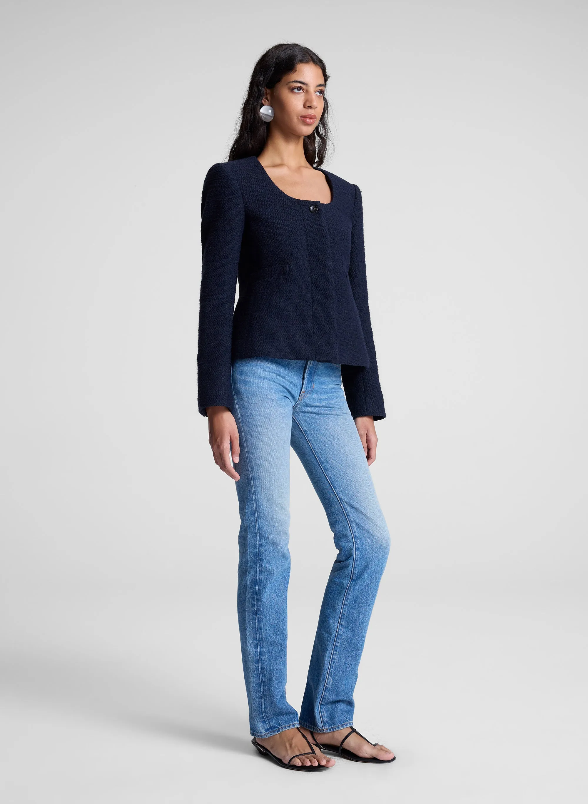 The 009 Cropped Flare Jean sold by A.L.C. product image thumbnail 3