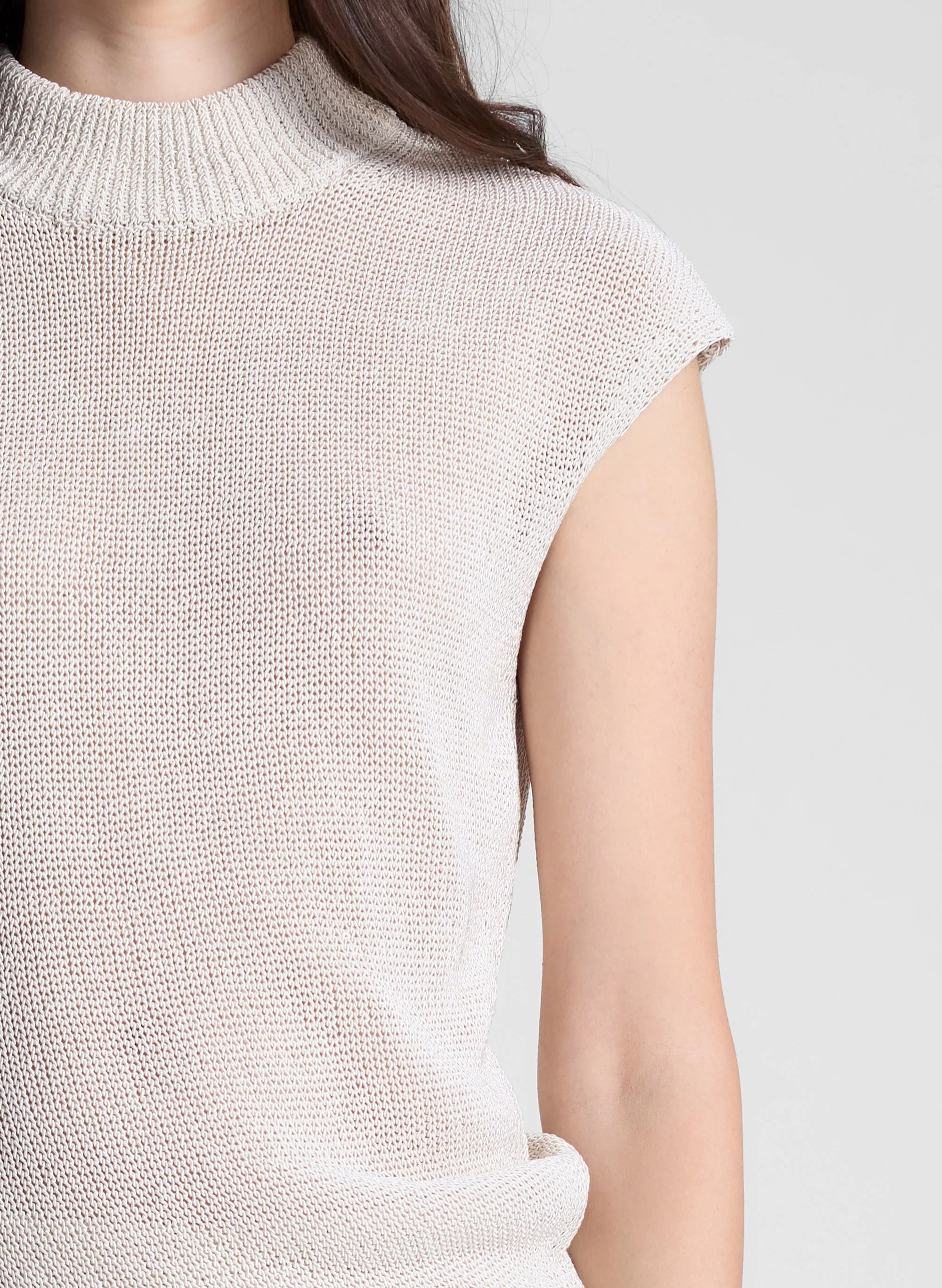 Edith Open Knit Asymmetric Top sold by A.L.C. product image thumbnail 2