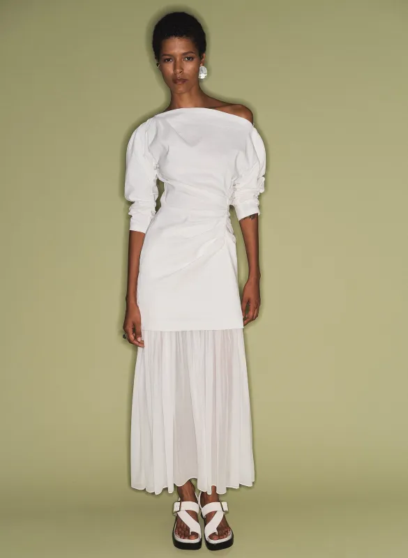 Hayden Knit Chiffon Maxi Skirt made by A.L.C.
