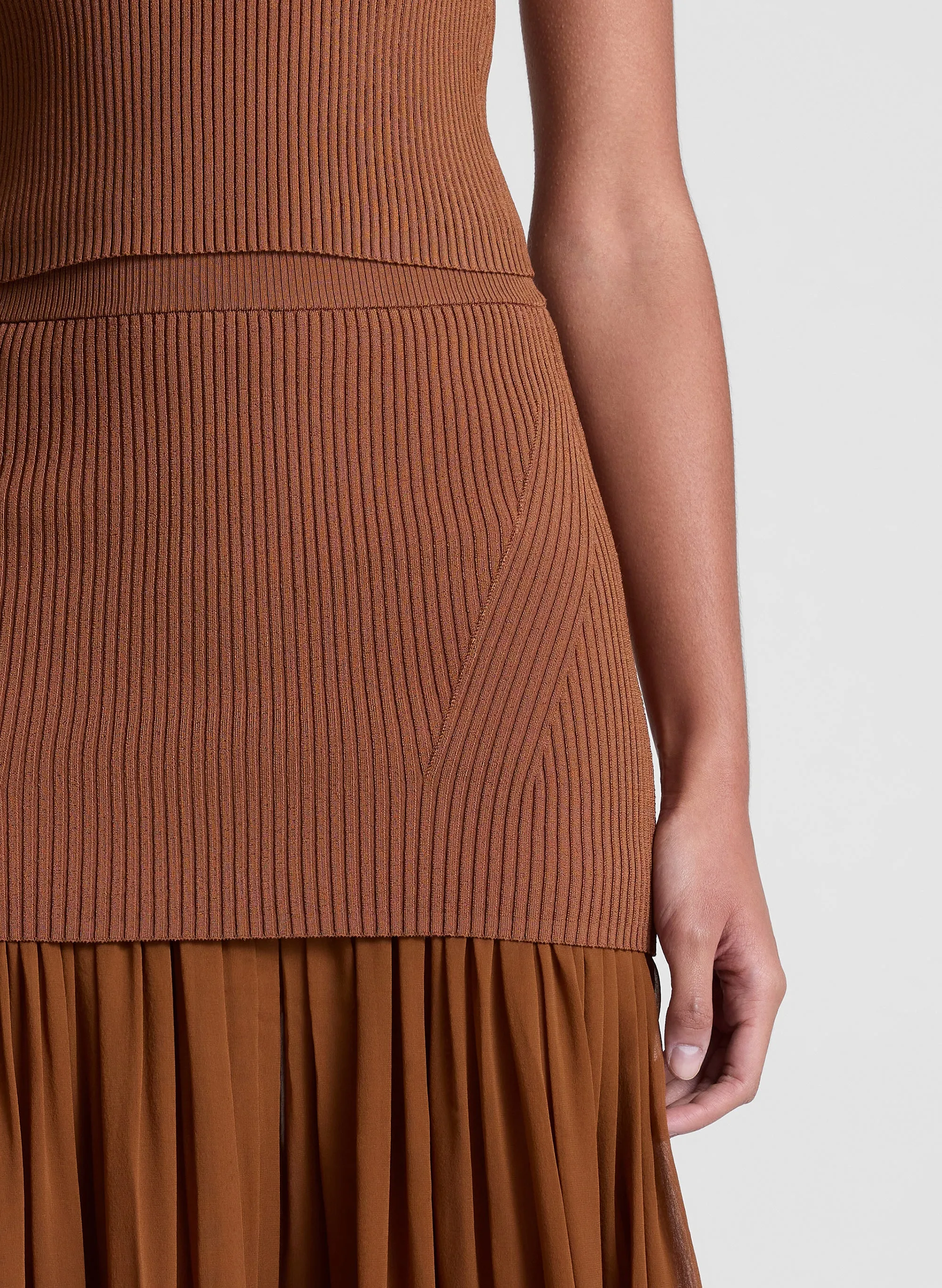 Hayden Knit Chiffon Maxi Skirt sold by A.L.C. product image thumbnail 2