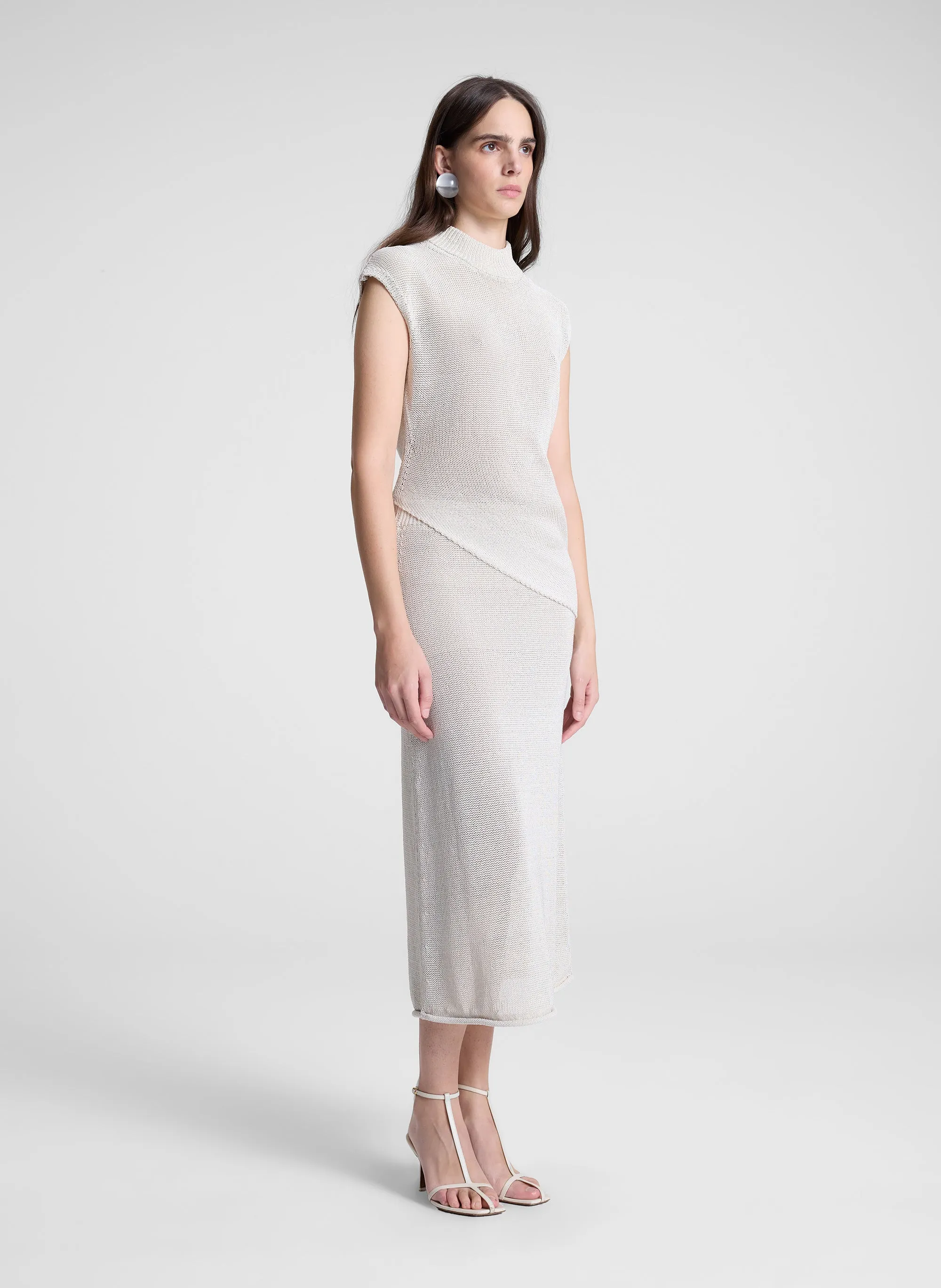 Anne Open Knit Midi Skirt sold by A.L.C. product image thumbnail 2