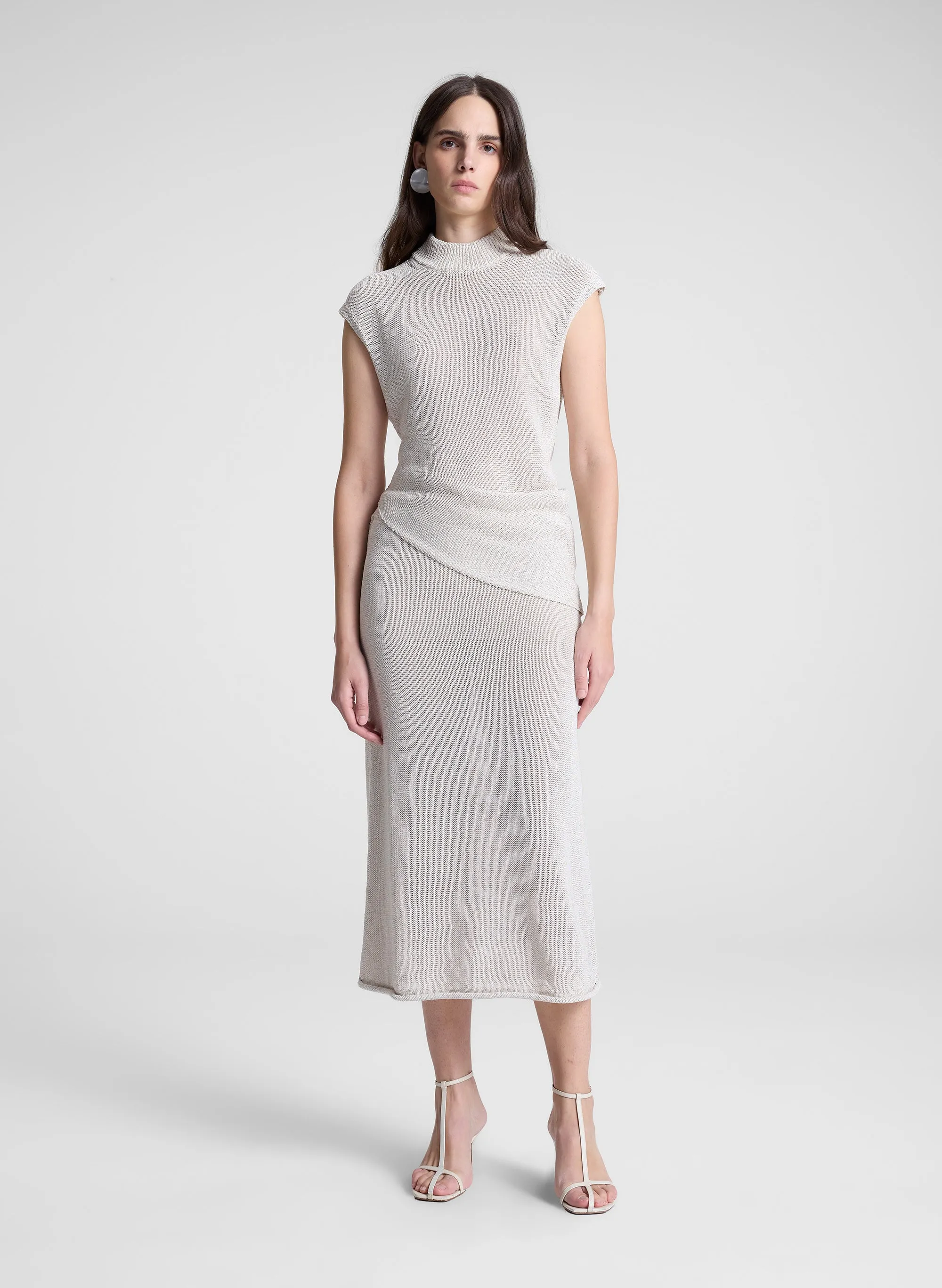 Anne Open Knit Midi Skirt sold by A.L.C.