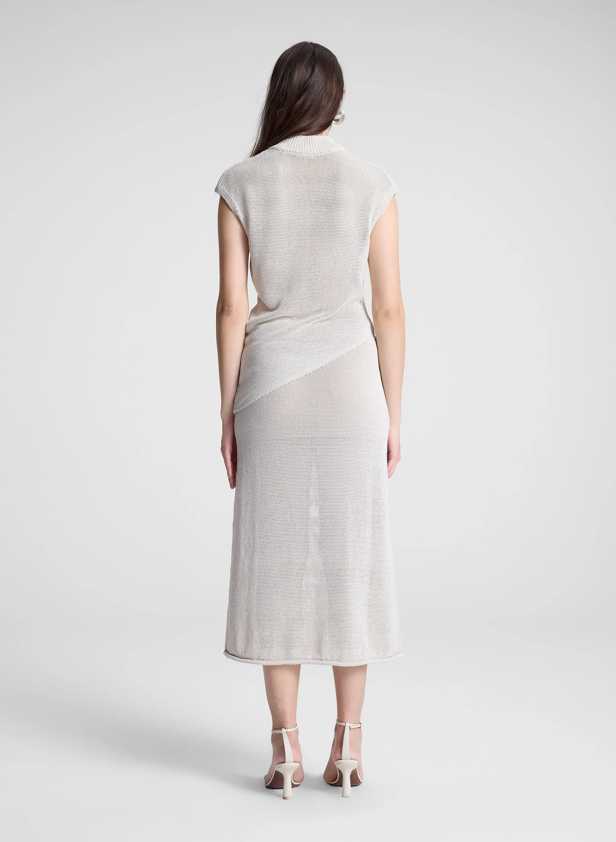 Anne Open Knit Midi Skirt sold by A.L.C. product image thumbnail 4