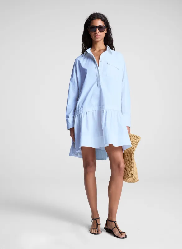 Brooke Cotton Mini Shirtdress sold by A.L.C.